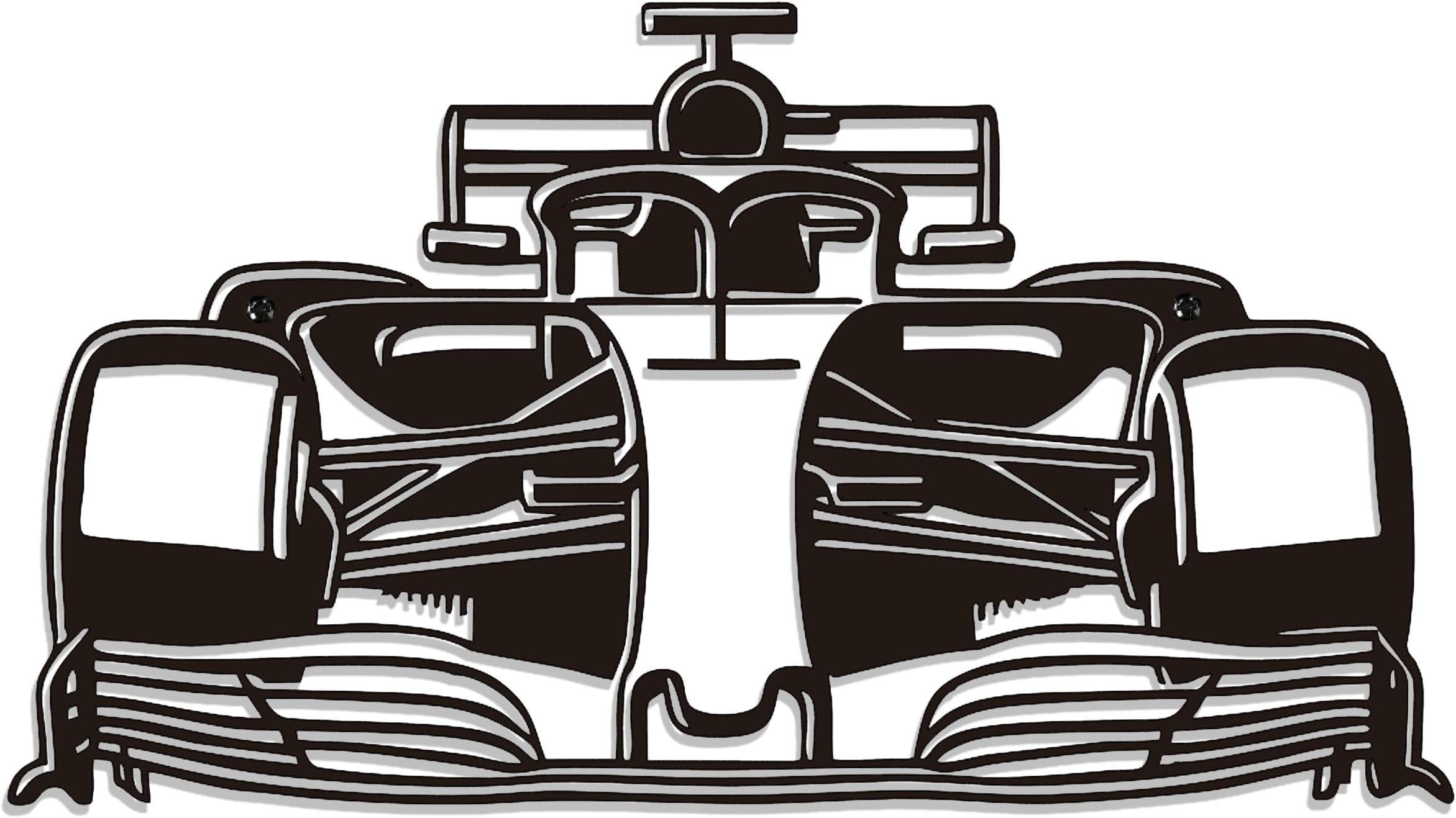 Zckjnoi F1 Wall Art - Racing Decor Poster Set, Motorsport Wall Sculpture for Room & Office Decor
