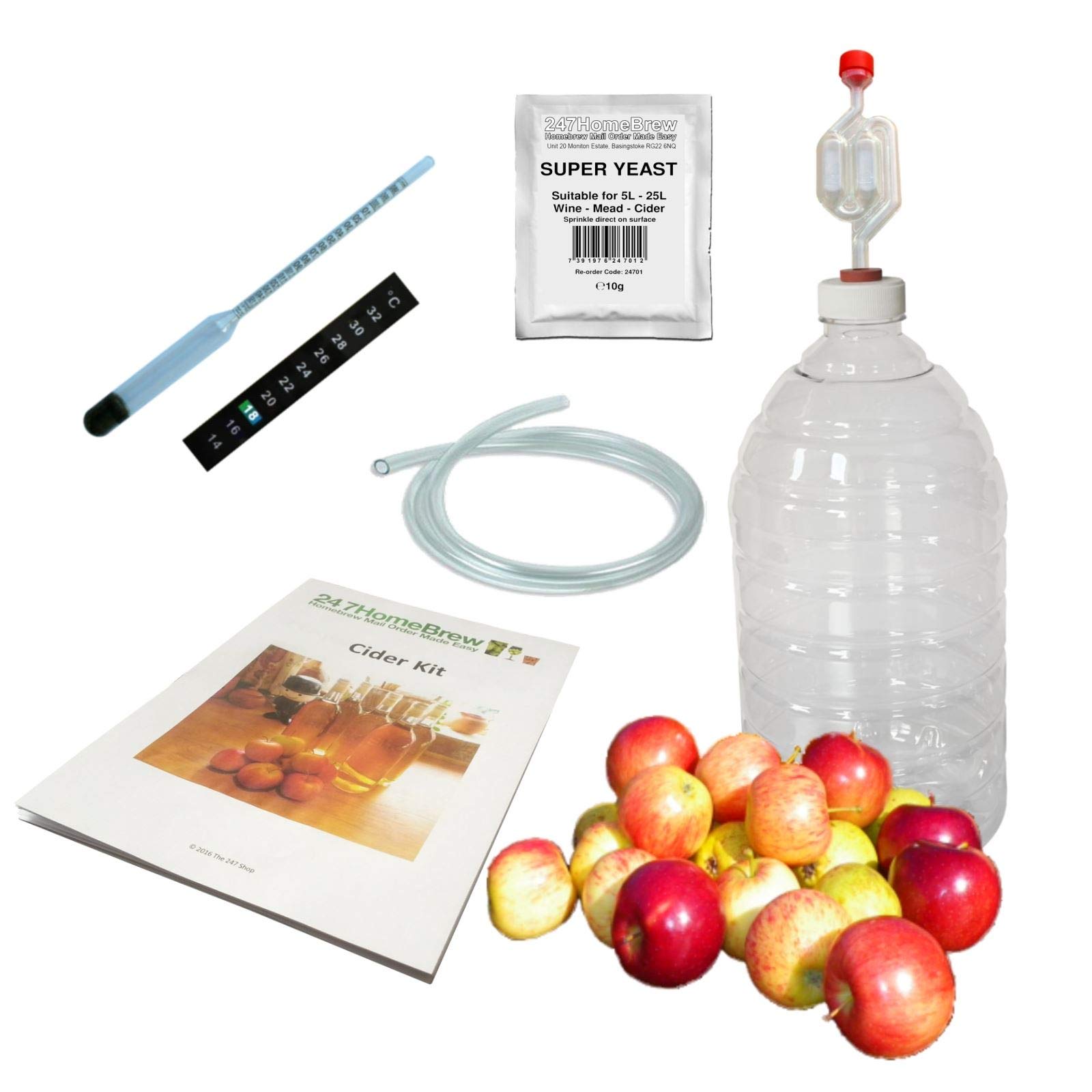 Buy Turbo Cider Kit Full Starter 5L PET Demijohn Plus Mead & Ginger