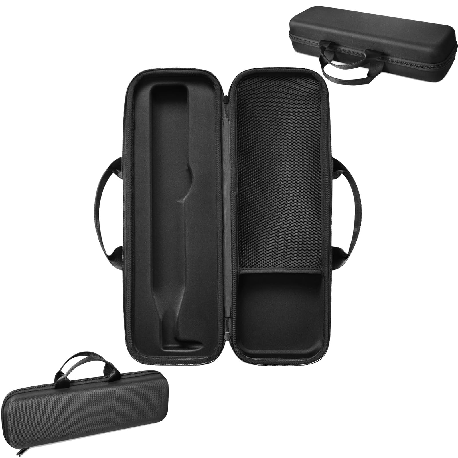 JOYSOG Airstrait HT01 - Funda rígida de transporte para Dyson Airstrait HT01 para alisador de pelo, bolsa de viaje, bolsa organizadora de pelo (nailon), 45 x 11 x 9 cm, color negro