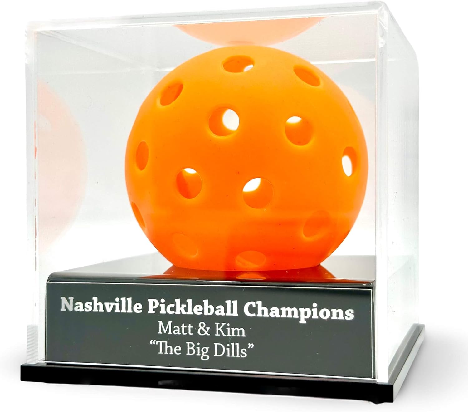FANTASYJOCKS Custom Acrylic Pickleball Display Case - Pickleball Gifts and Pickleball Trophy - Includes Laser Engraving