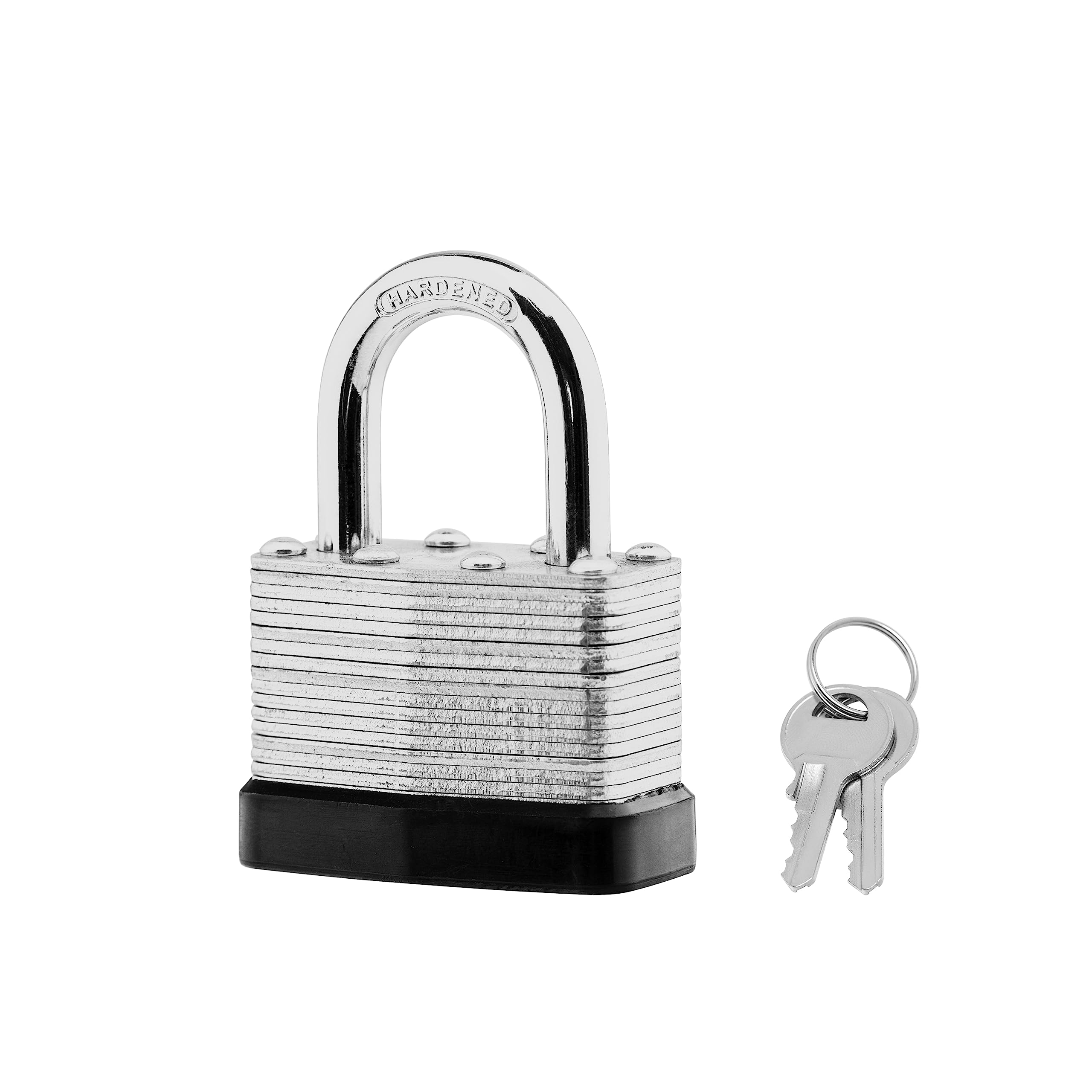 SafiSwords 12-pak kluczy do kłódek ze stali laminowanej, KA #5313, szerokość 1-3/10.2 cm, wytrzymały zestaw zamków z tymi samymi kluczami
