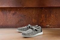 Vista 20 de Hey Dude Wendy - Zapatos de mujer, mocasines sin cordones para mujer, cómodos y ligeros Blanco brillante elástico