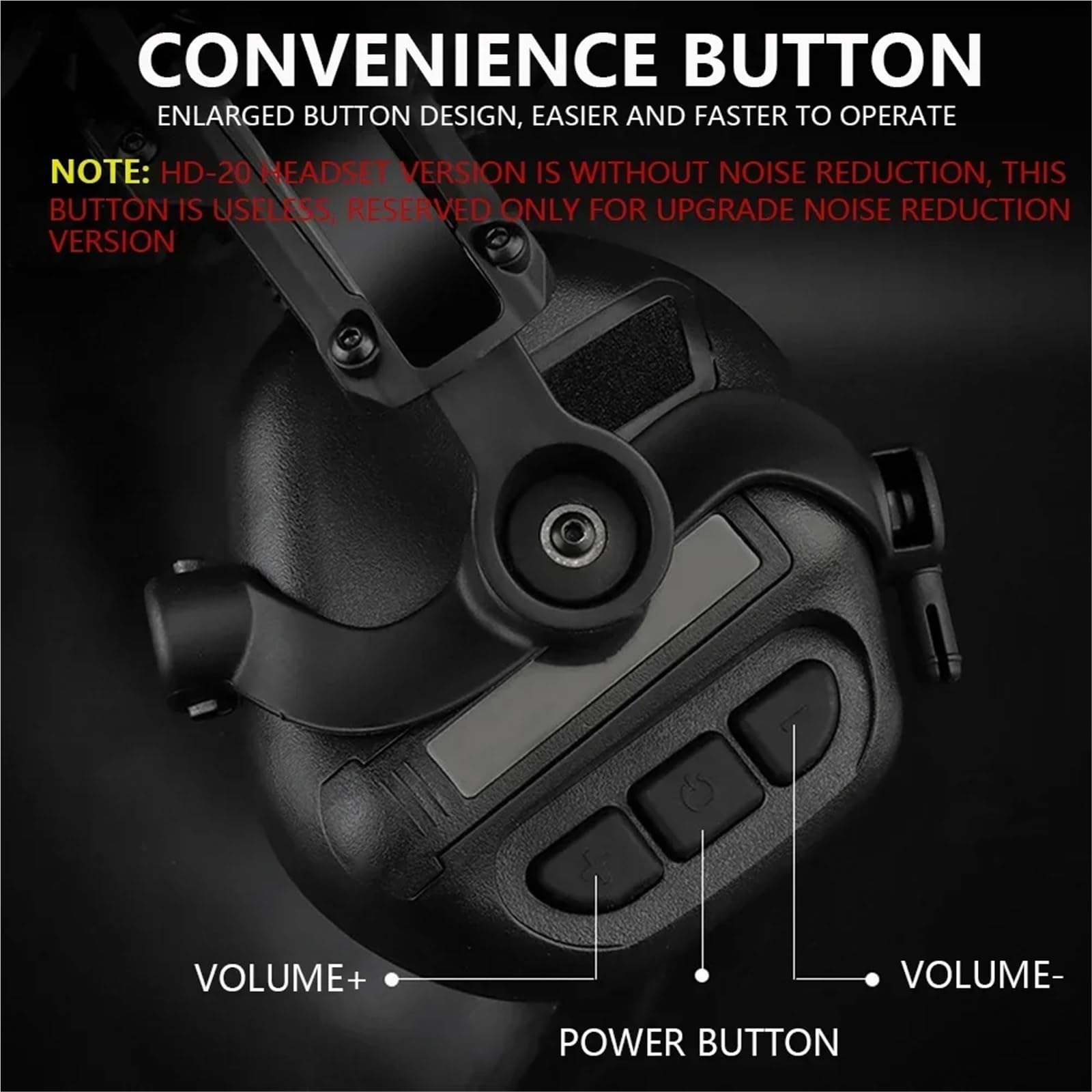 GEN 5 Taktisches Headset 2-in-1-Gehörschutz Mit Universal-Schienenadaptern For Standard-Bogen- Und T-Schlitz-Helmschienen