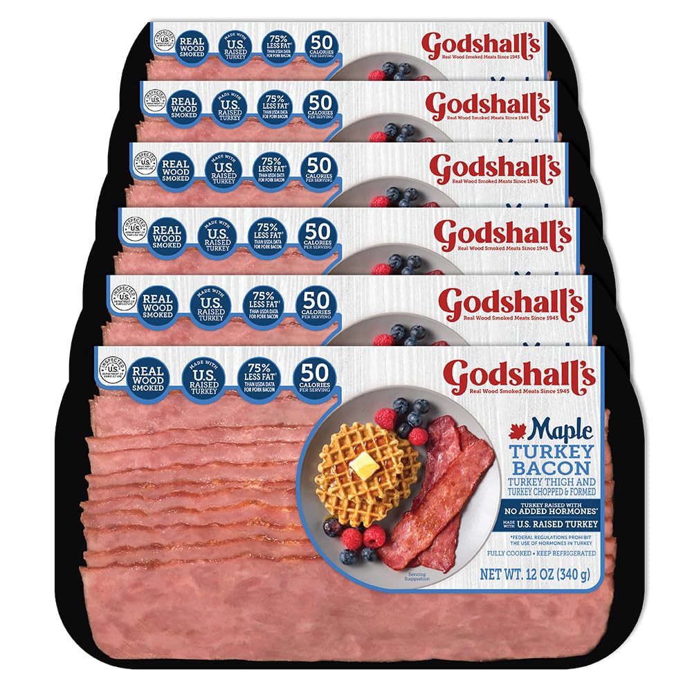 Godshall's 12oz Maple Turkey Bacon, 6pk