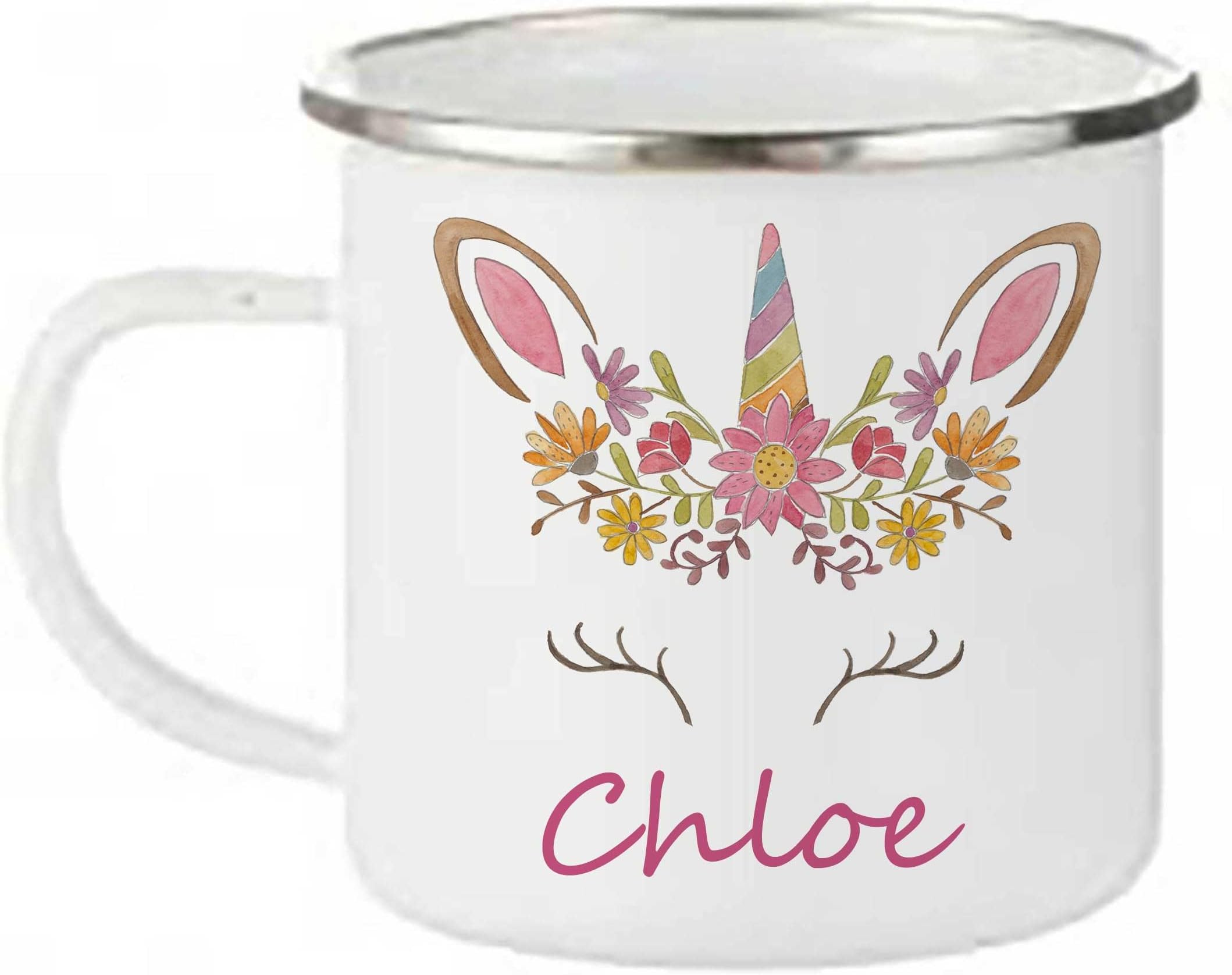 – Personalised Children's Enamel Camping Mug-Easter Gift, Kids Cups-Custom Made Mug- Boy Girl Personalised