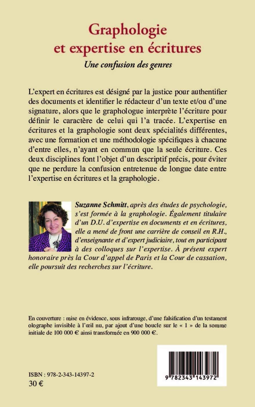 Graphologie et expertise en écritures