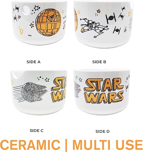 Miniatura 3 de Katalyst Licencias y promociones Star Wars Ramen Bowl y palillos Space Chase Millenium Falcon Tie Fighter X-Wing