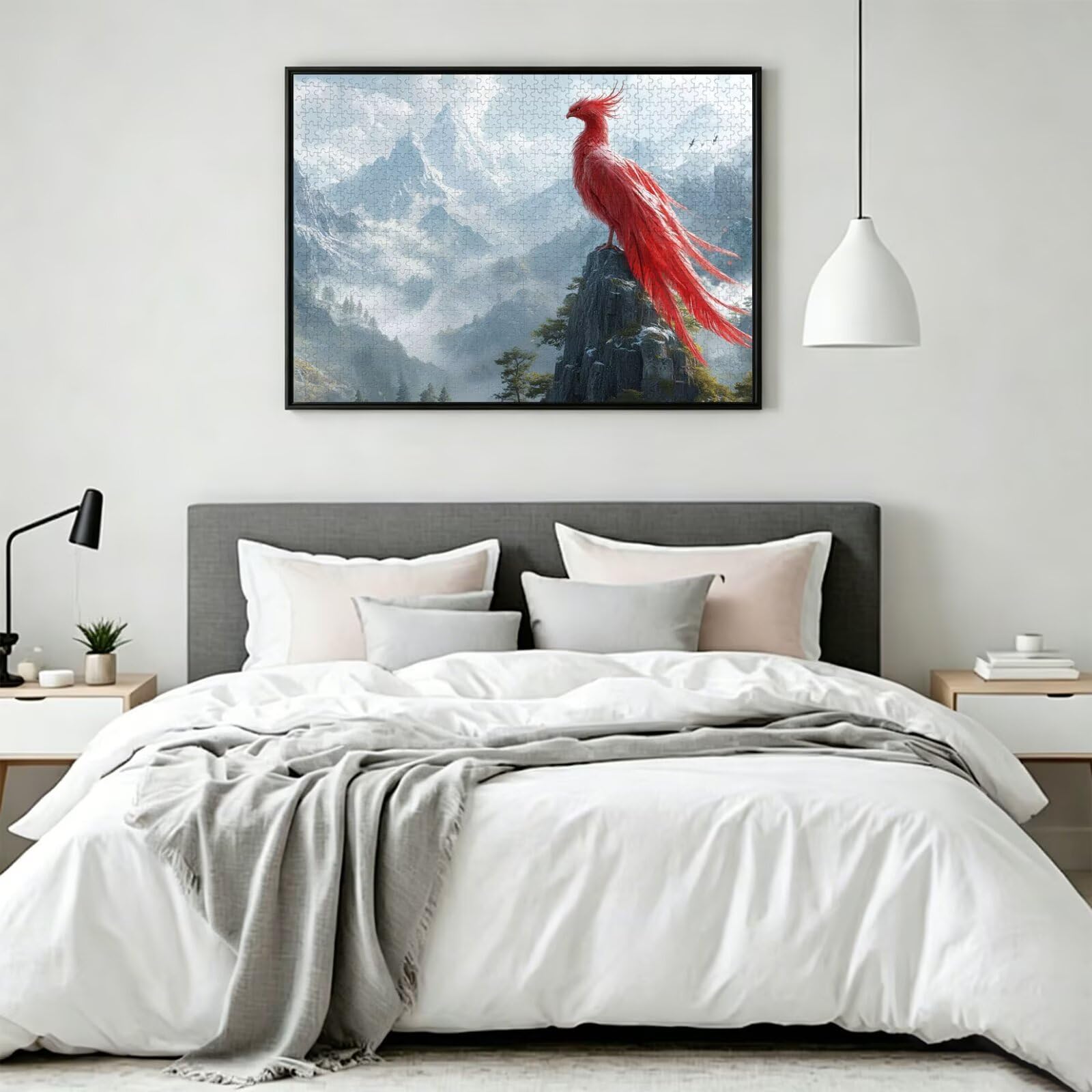 Puzzle 5000 Teile für Erwachsene, 3D Puzzle Vogel Holzpuzzles, n-599 | Puzzlematte Landschaft, Heimunterhaltung, Entspannung Meditationspuzzle, Impossible Klassische Jigsaw Puzzles, Home Decor