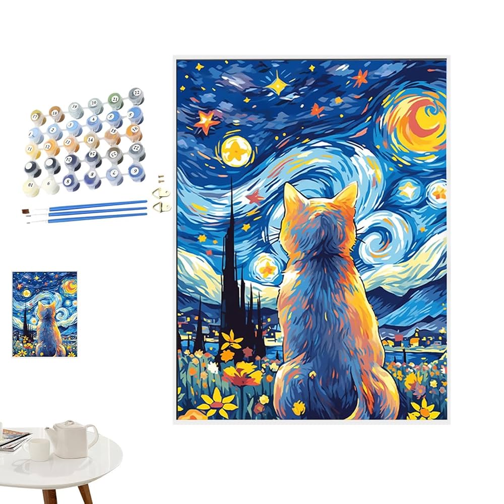 Amazon | Yulokdwi 数字による油絵、大人のデジタル油絵,数字