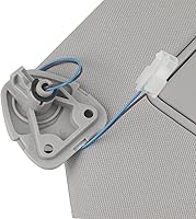 Vista 9 de Visera solar izquierda del conductor para Pathfinder 2013-2018 2014-17 Infiniti QX60 con lámpara 96401-9PB0A 964009PB0A