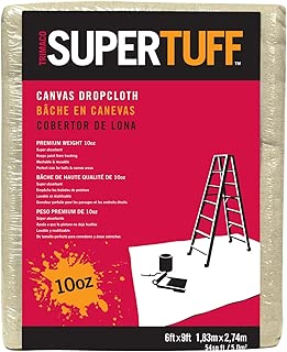 Trimaco 51129 SuperTuff Drop Cloth, 6' X 9' - coolthings.us