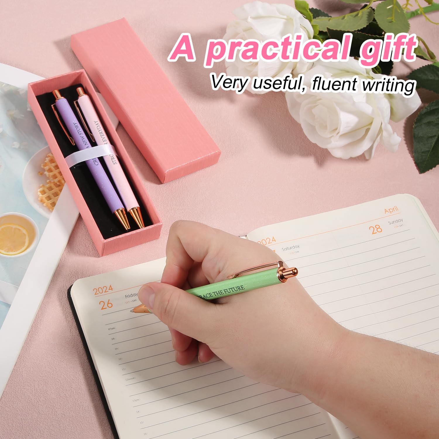 She Does It Fancy Pen Set For Women - Inspirational Nice Teacher Pens Pretty Motivational Thank You Gifts Cute Positive Work She Does It Fancy Pen Set For Women - Inspirational Nice Teacher Pens Pretty Motivational Thank You Gifts Cute Positive Work