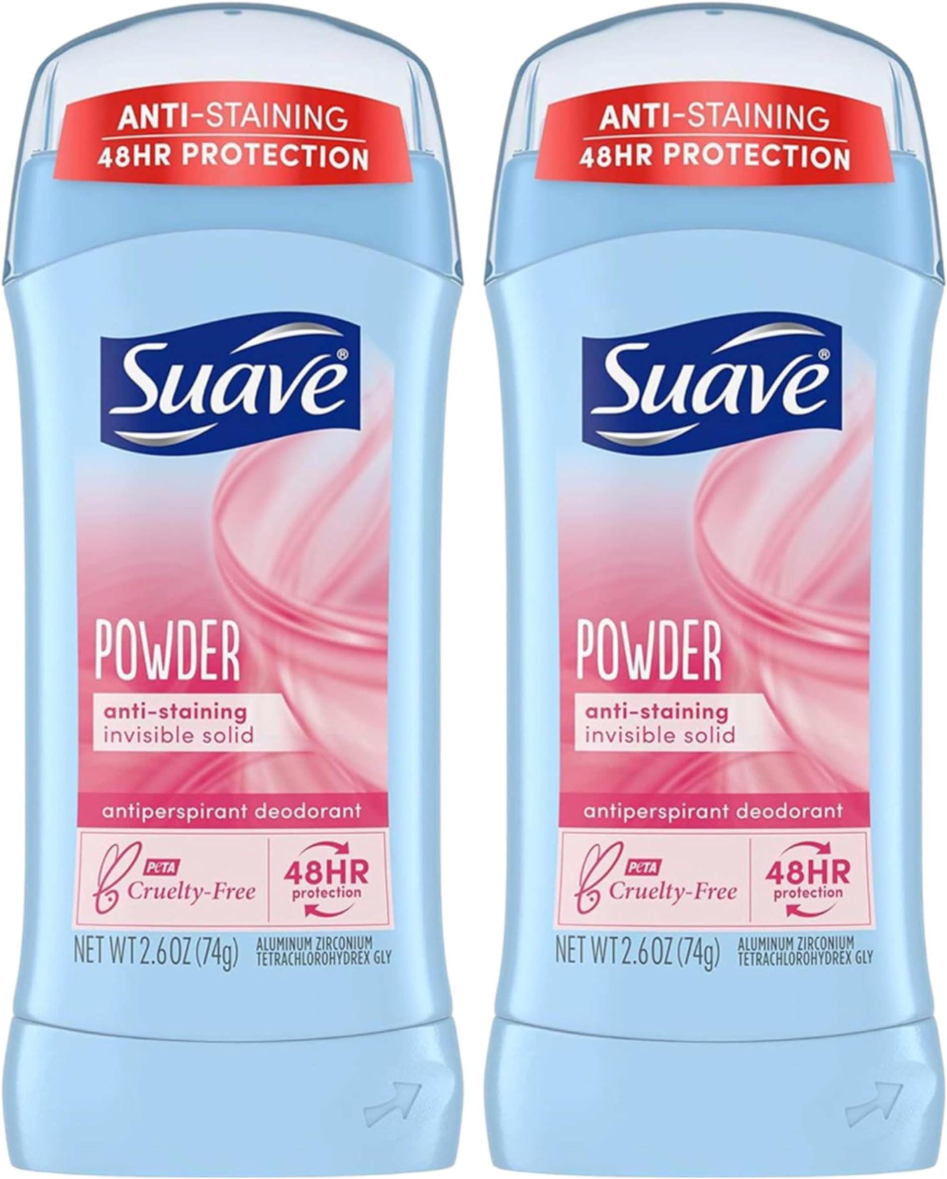Deodorant 2.6 Ounce 24Hr Powder Invisible Solid (76ml) (2 Pack)