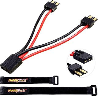 Hobbypark RC Battery Harness Parallel Connection Adapter Connector Cable Wire Adapter for Traxxas, Replacement of 3064