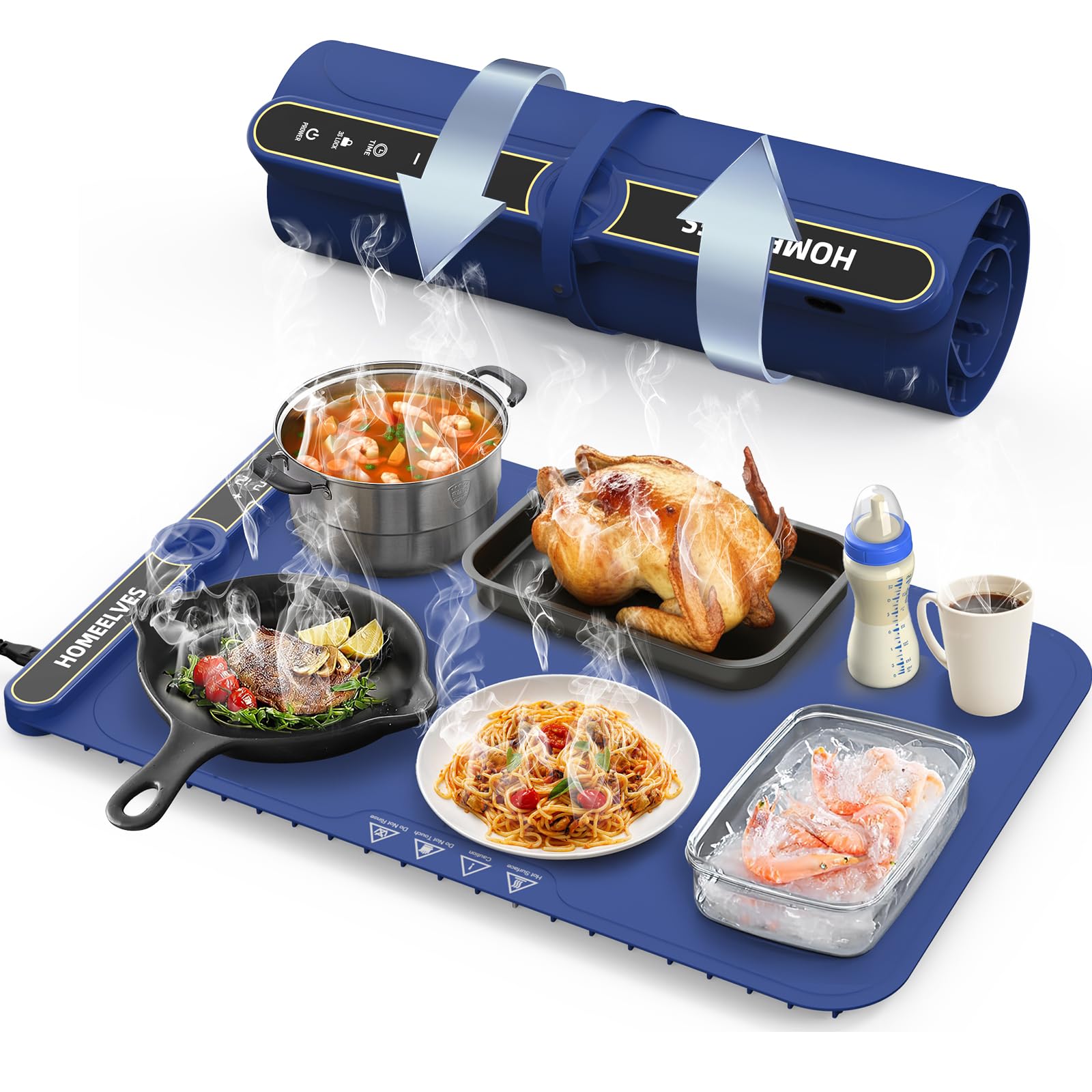 Warming Mat for Food,Rapid Heating Food Warming Mat