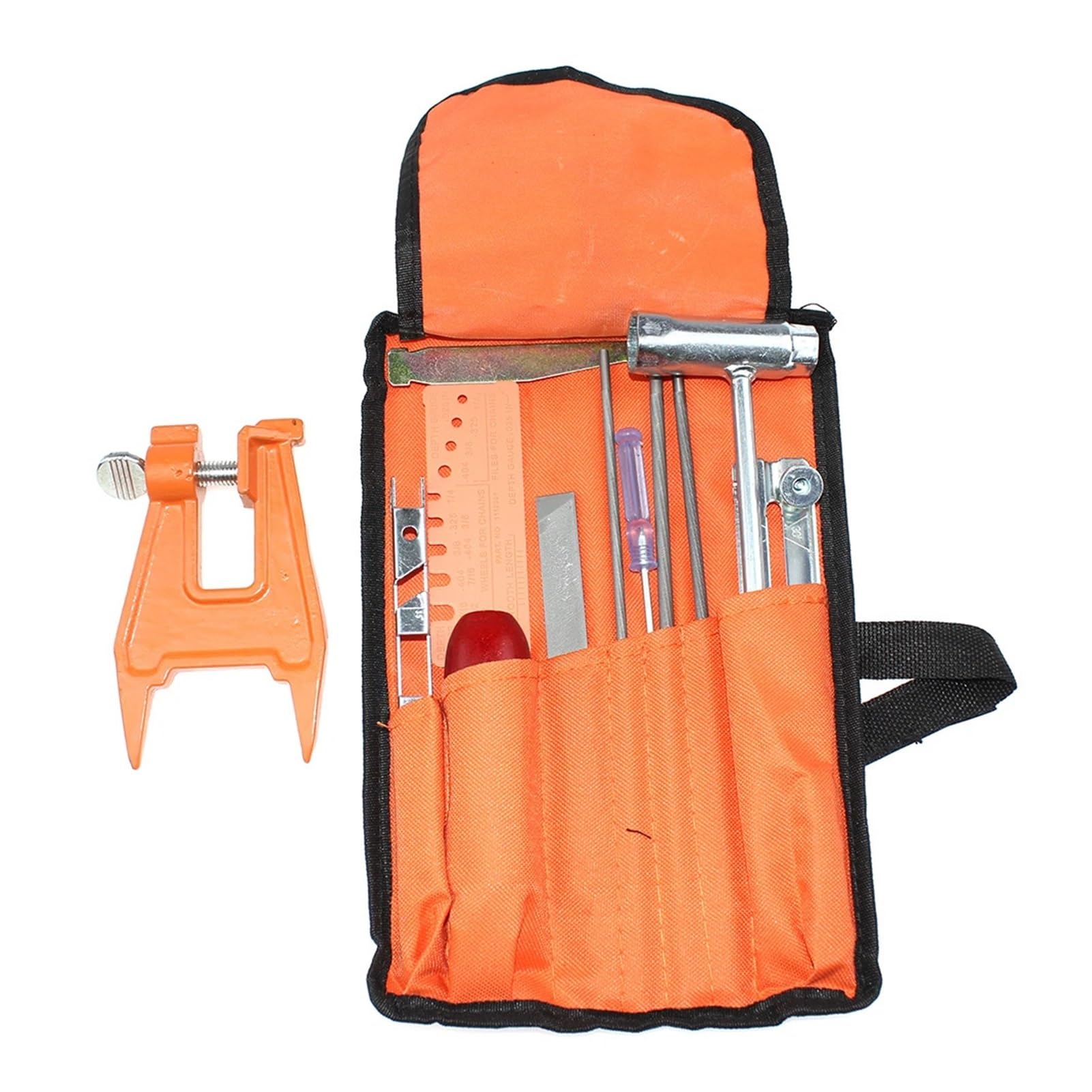 Kit di affilatura for ceppi, morsa for Tutte Le Marche di motoseghe