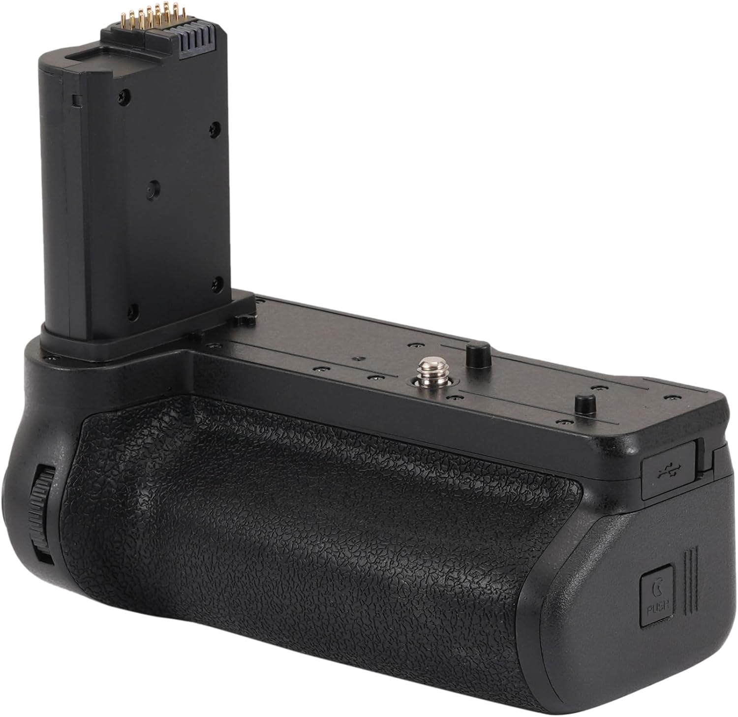 FocusFoto Pro Vertical Multi Power Battery Pack Grip Holder for Nikon Z6 III & Z5 II Mirrorless Camera Replacement for MB-N14, Support up to Two EN-EL15C Batteries (Batteries NOT Included)