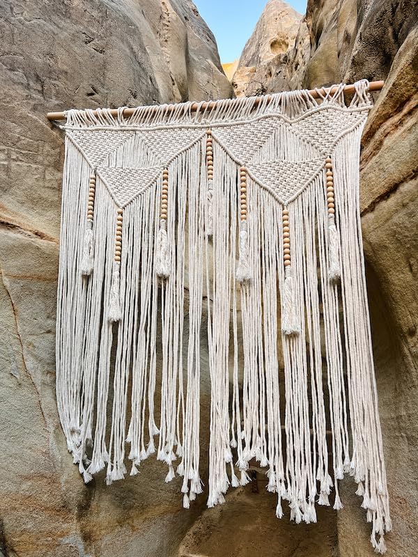 Amazon.com: Large Macrame Wall Hanging – Durable, Elegant Home Decor w ...