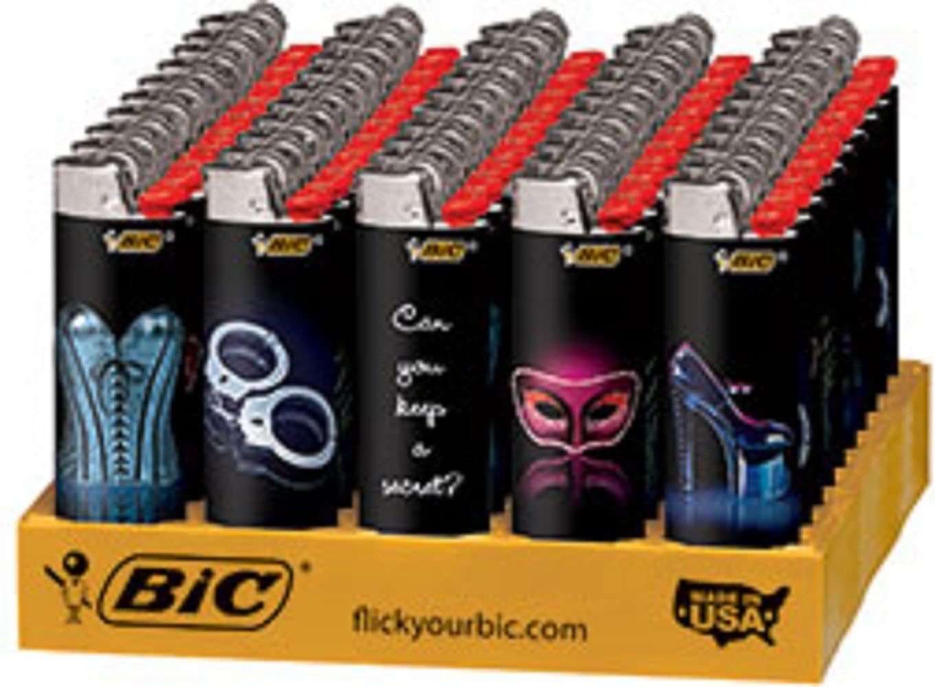 BIC Lighter 50 Ct Tray Fantasy Health & Household