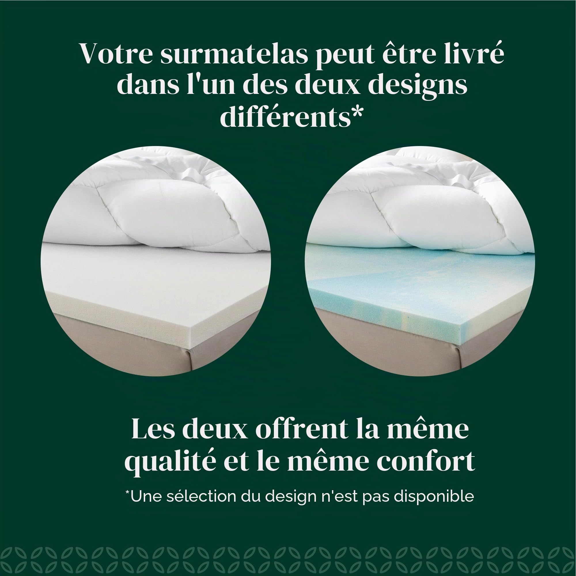 Zinus Surmatelas en Mousse viscoélastique - 140 x 200 cm - Épaisseur 10 cm - Design à cellules Ouvertes - Certifié Oeko-Tex - Respirant et orthopédique - Confort Ergonomique - Résistance Moyenne -