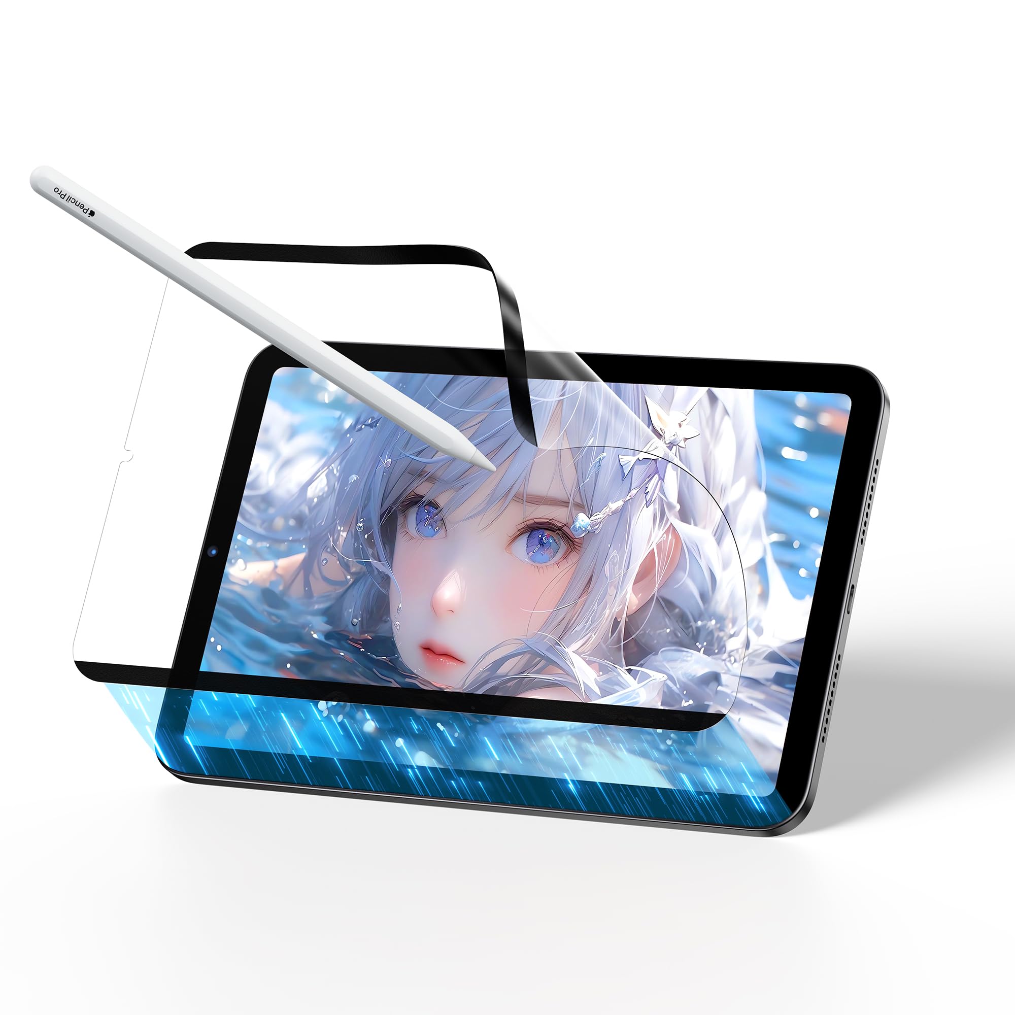 Amazon.co.jp: NIMASO ペーパーライクフィルム 着脱式 iPad mini7（A17