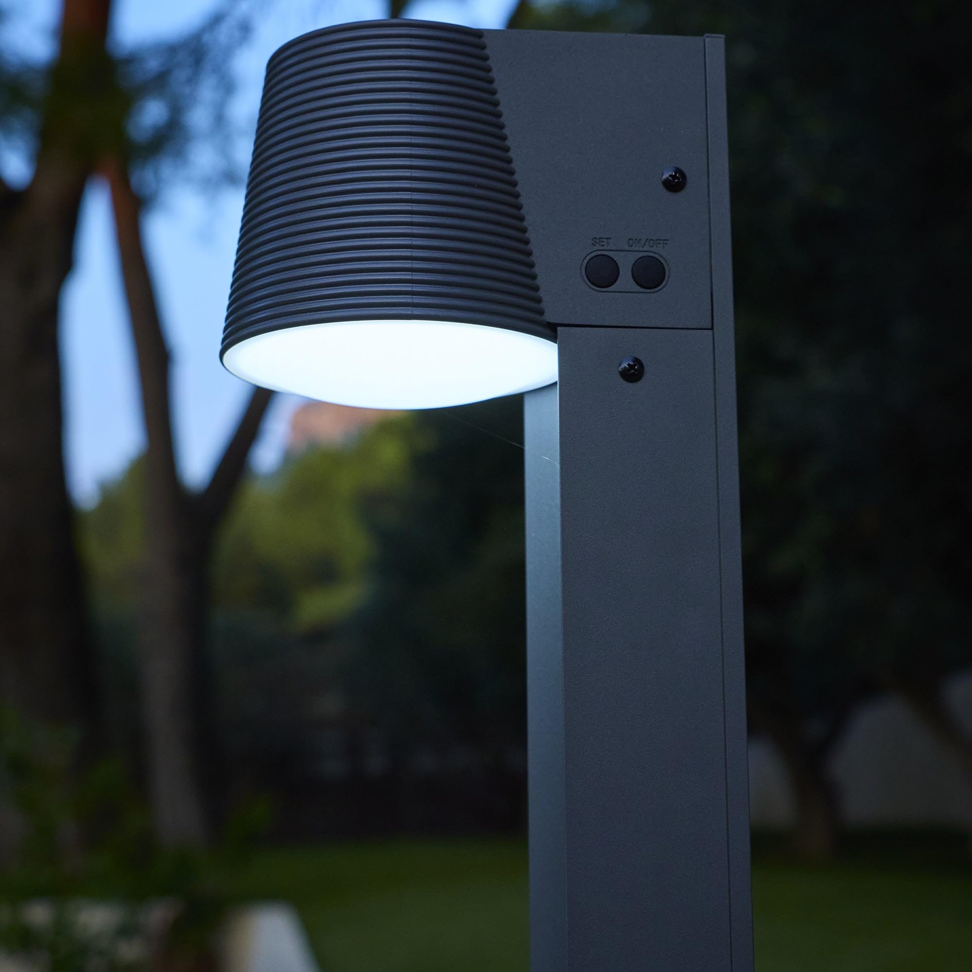 Lumisky Solarleuchte zum Befestigen oder Einpflanzen, LED, Warmweiß/Kaltweiß, Höhe 70 cm