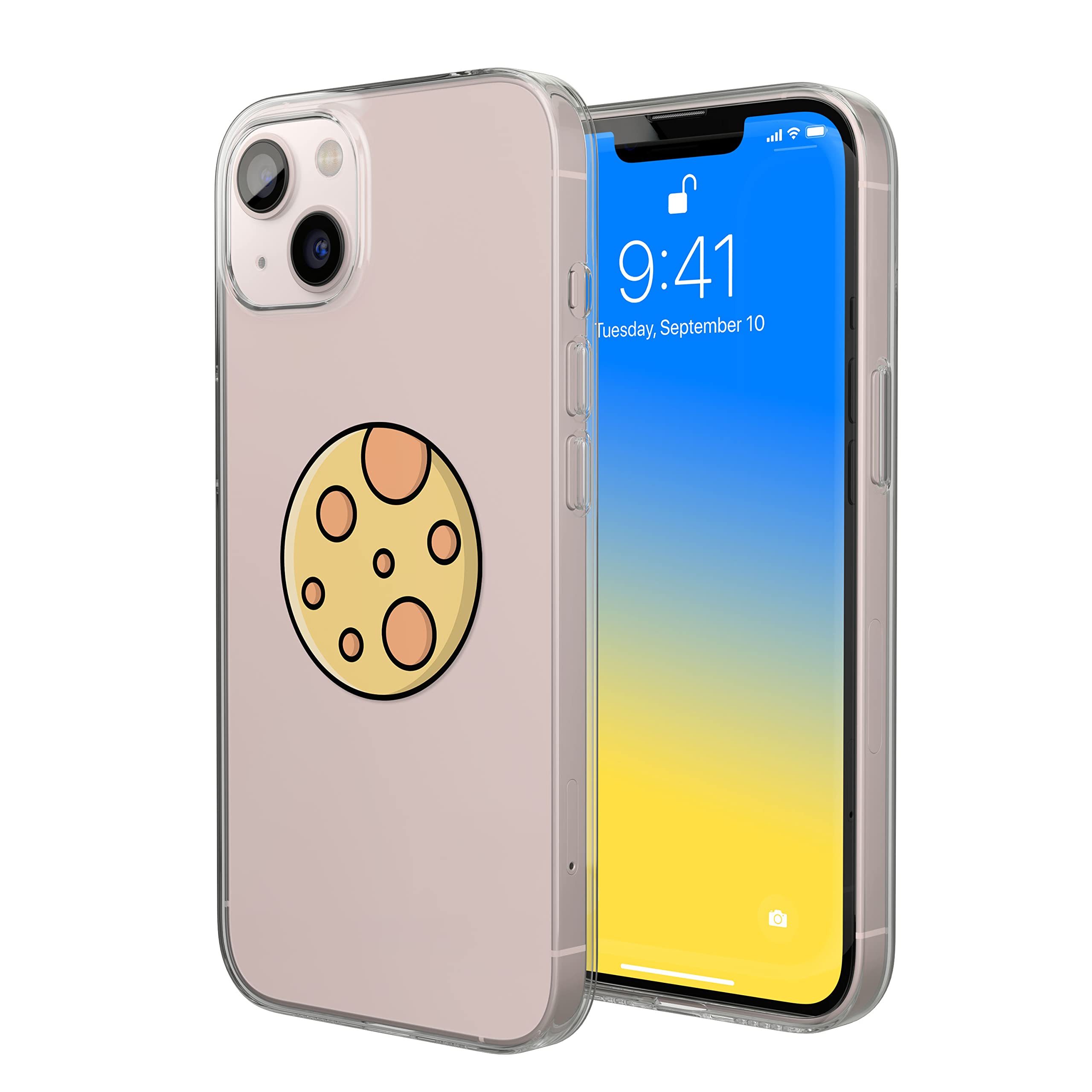Bonateks, Digital Printed Case Compatible with iPhone 14, Mobile Phone Case, Protective Case, Shockproof, Silicone, Flexible, Transparent Mobile Phone Case