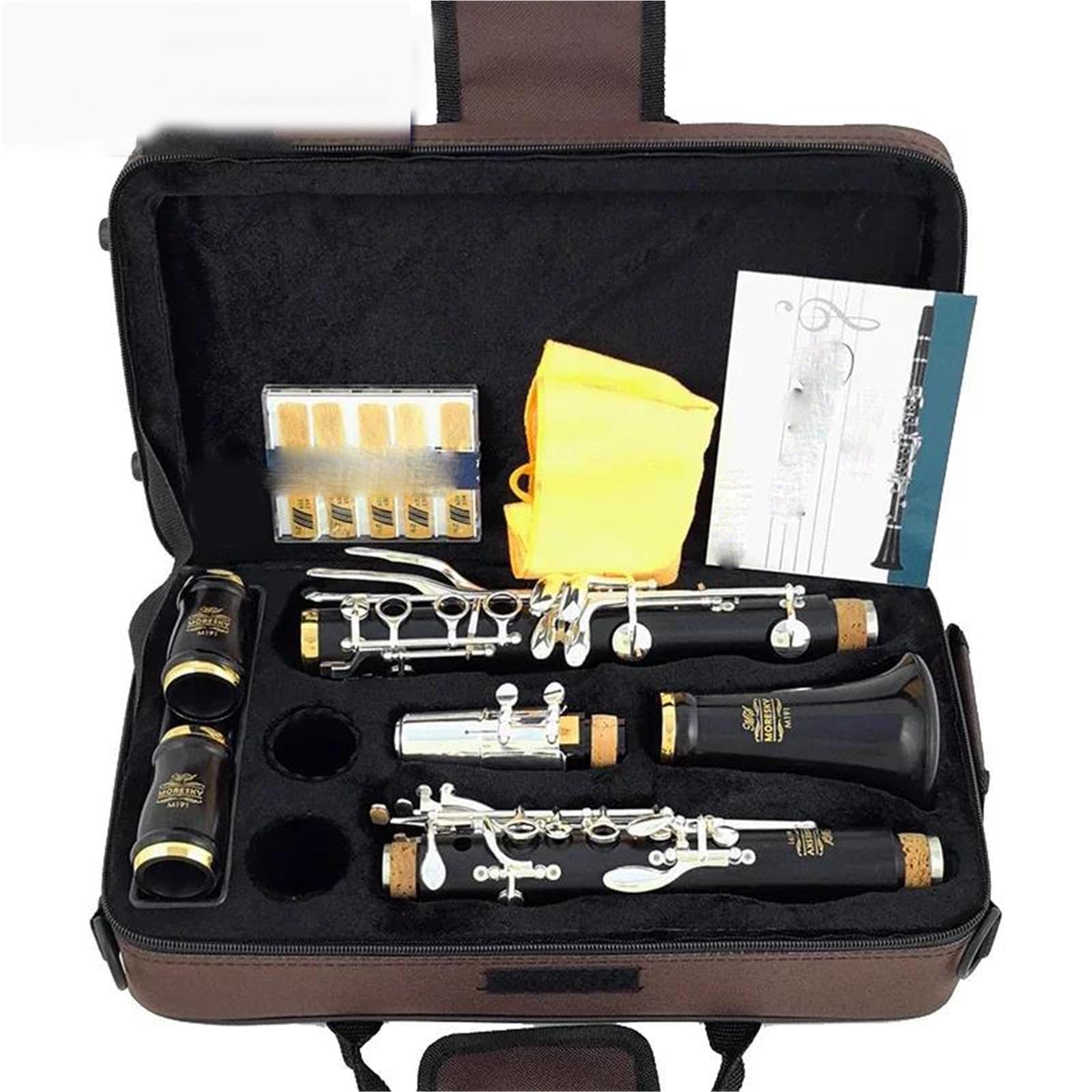Clarinetto In Ebano Clarinetto | Chiave in Sib con tasti placcati in argento