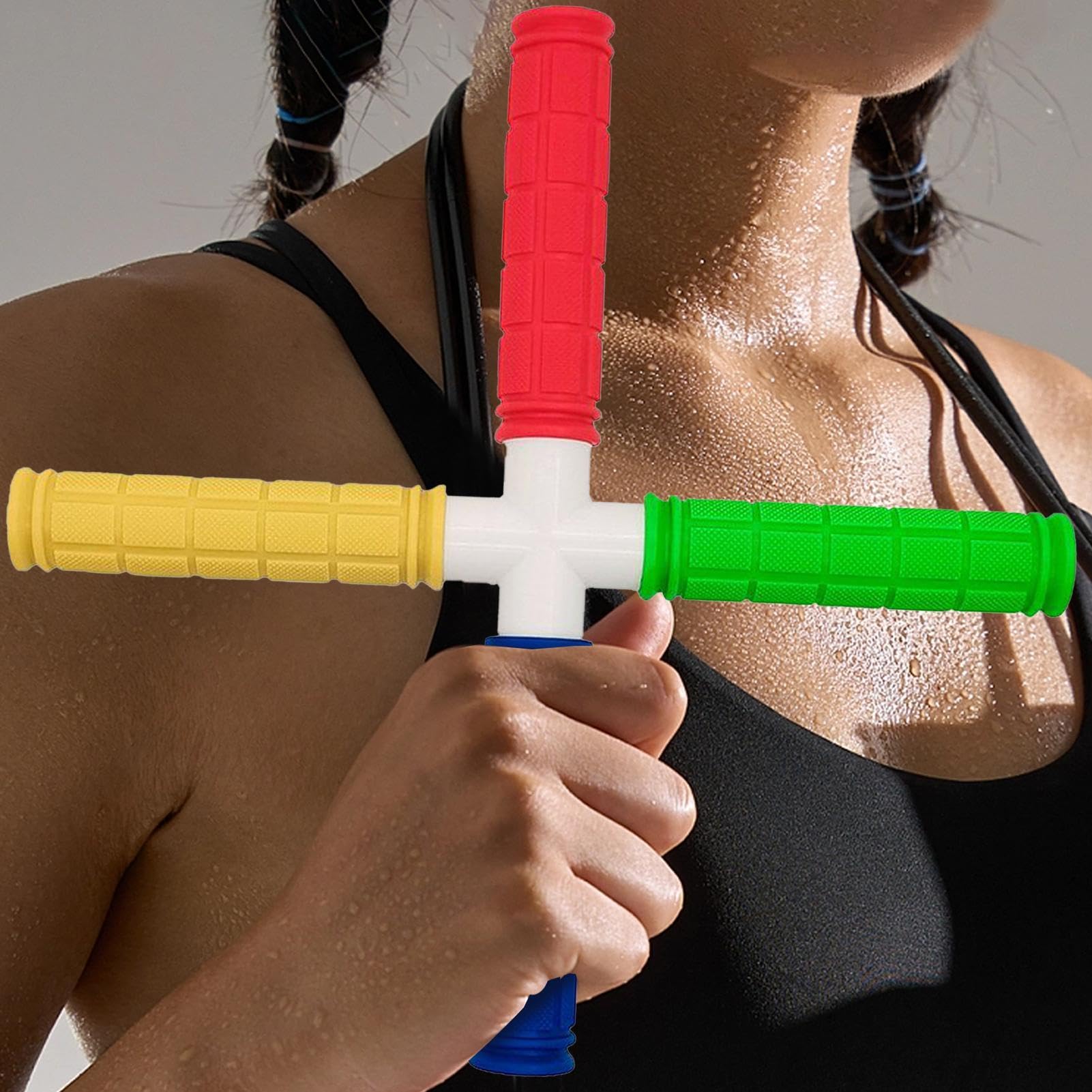 Palo de entrenamiento de velocidad de reacción, equipo de ejercicio, herramienta de entrenamiento de reacción, diseño de cuatro cabezas, mejora la velocidad y la agilidad para atletas de todas las