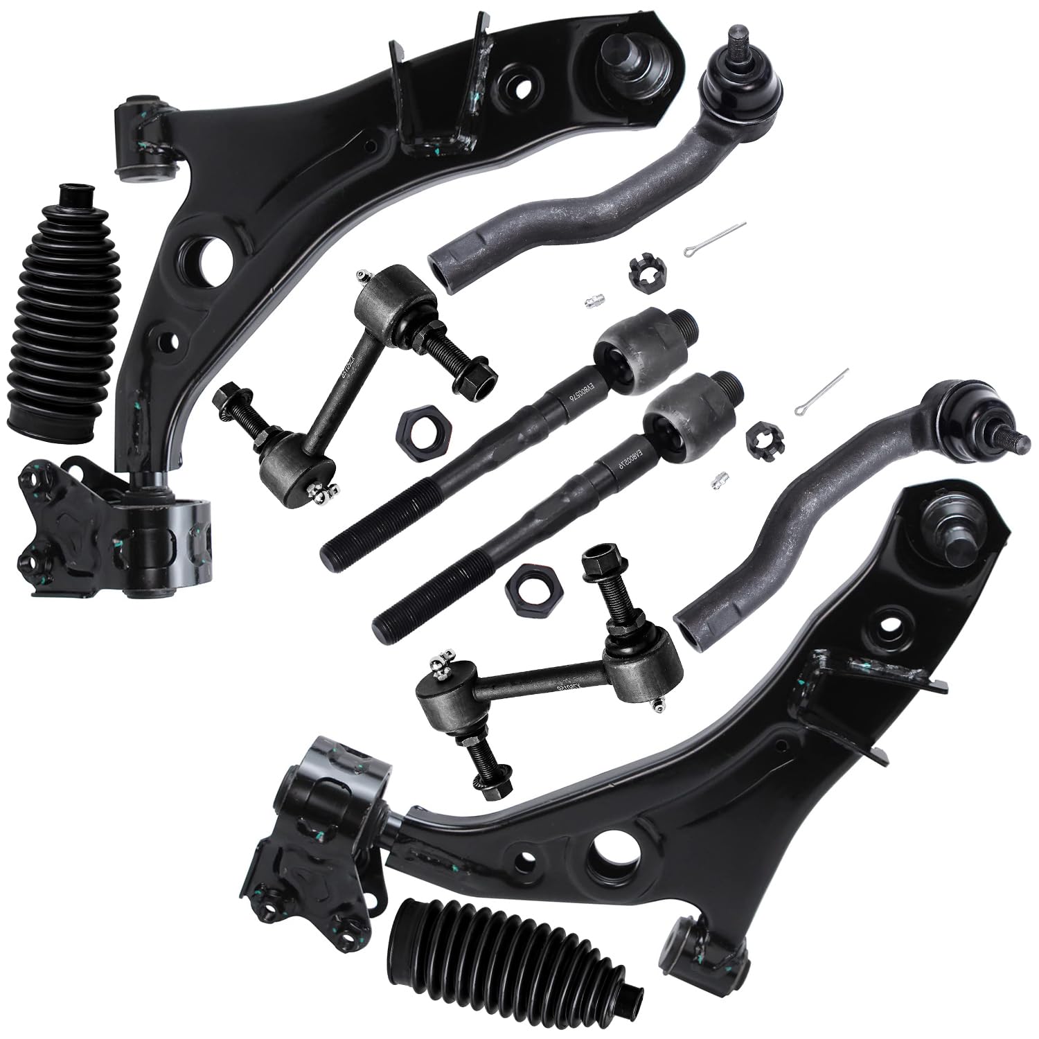 Detroit Axle - 10pc Front End Kit for 07-14 Ford Edge 07-15 Lincoln MKX