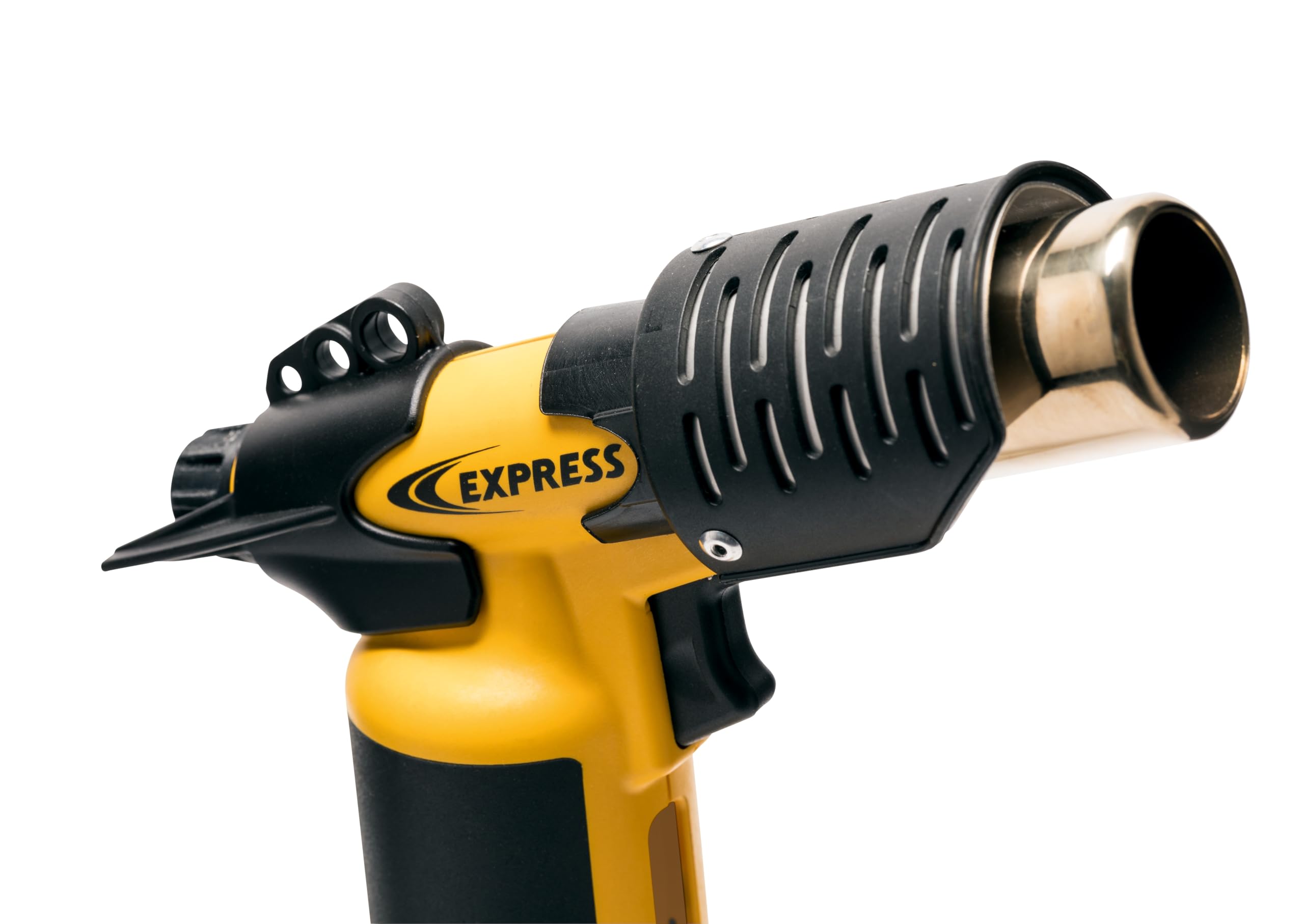 Express, 4600, Pistolet Air Chaud Puissance 400°/750°, 2 Buses Allumage Piezo, 1 Cartouche de Gaz 4600 + Valisette, Accessoire pour Fer à Souder, Lampe à Souder, Fer Couvreur, Chalumeau d'Étanchéité