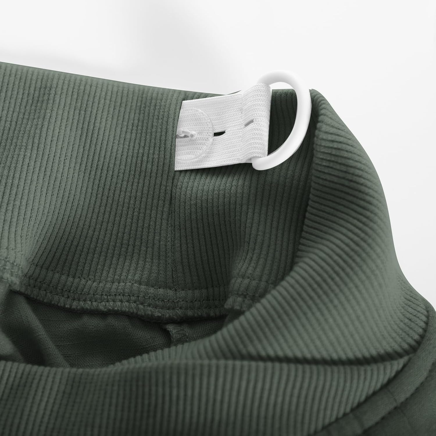 Maacie Maternity 2 Pieces Outfits Summer Linen Shorts Sets Tank Tops Wide Legs Shorts with Pockets - Image 2