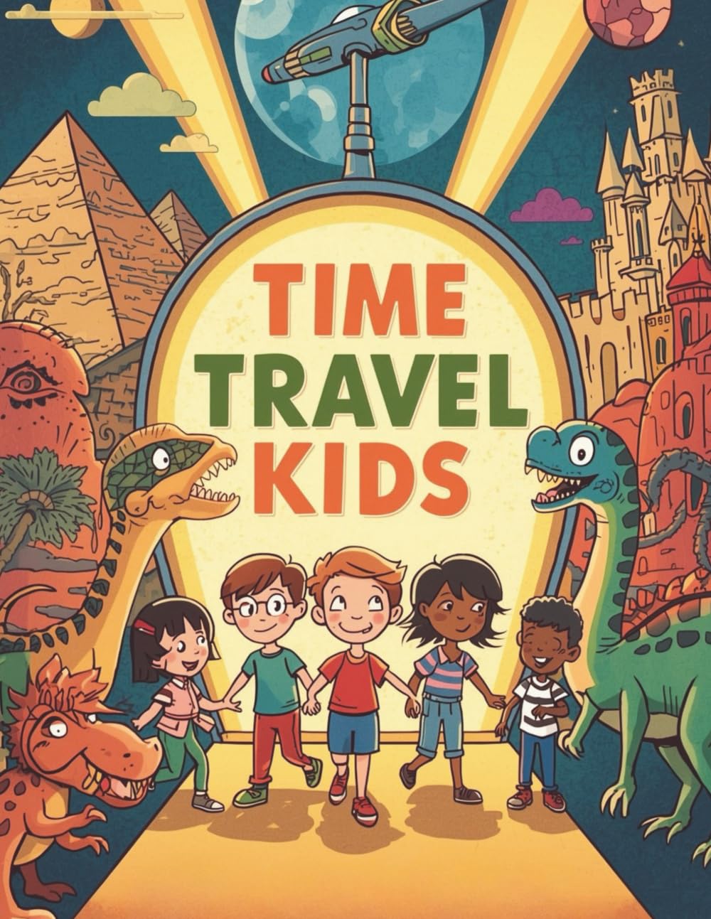 Time Travel Kids: A Vintage Cartoon Adventure Through History for Kids Ages 4–10
