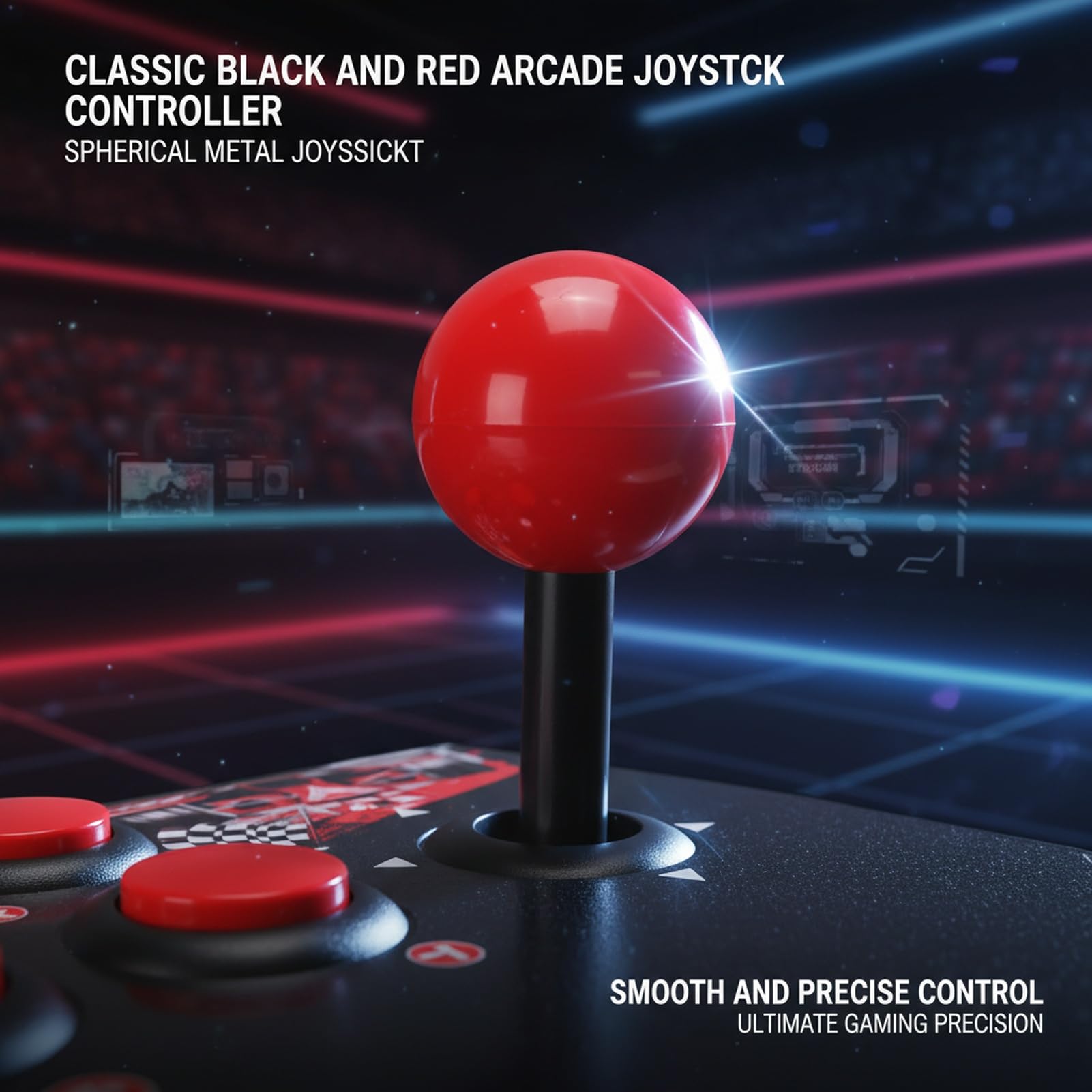Sustvita Universal Fighting Stick for Switch, Fighting Fighting Joystick z 6 przyciskami sterowania, na PS3, na PC, do gry
