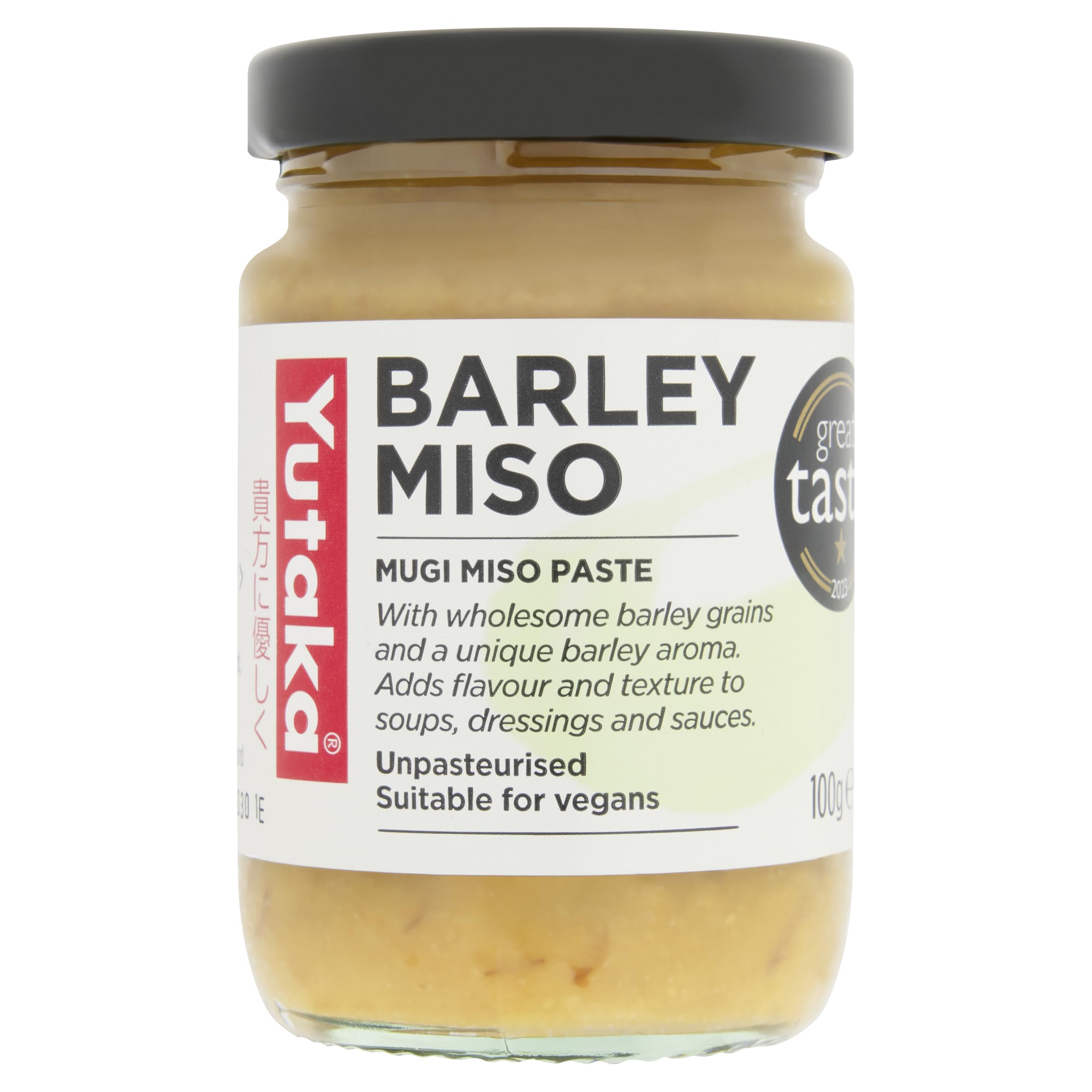 Yutaka Barley Miso Paste 100g | Traditional Japanese Miso | Rich Savory & Naturally Fermented | Perfect for Soups, Marinades & Dressings | Vegan-Friendly