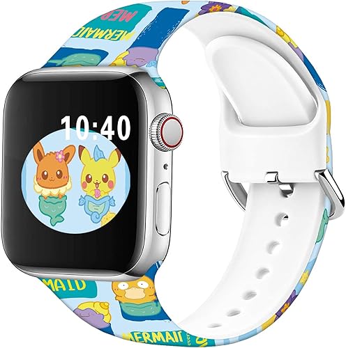 Miniatura 2 de Compatible con Apple Watch Band de 1.496 pulgadas/1.575 pulgadas/1.614 pulgadas/1.654 pulgadas (Serie 10), correa de silicona suave, compatible con