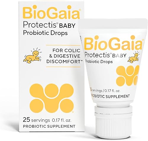 BioGaia Protectis - Gotas probióticas para bebés reduce los cólicos los gases y las salivas las heces saludables reduce el llanto y la fusión y
