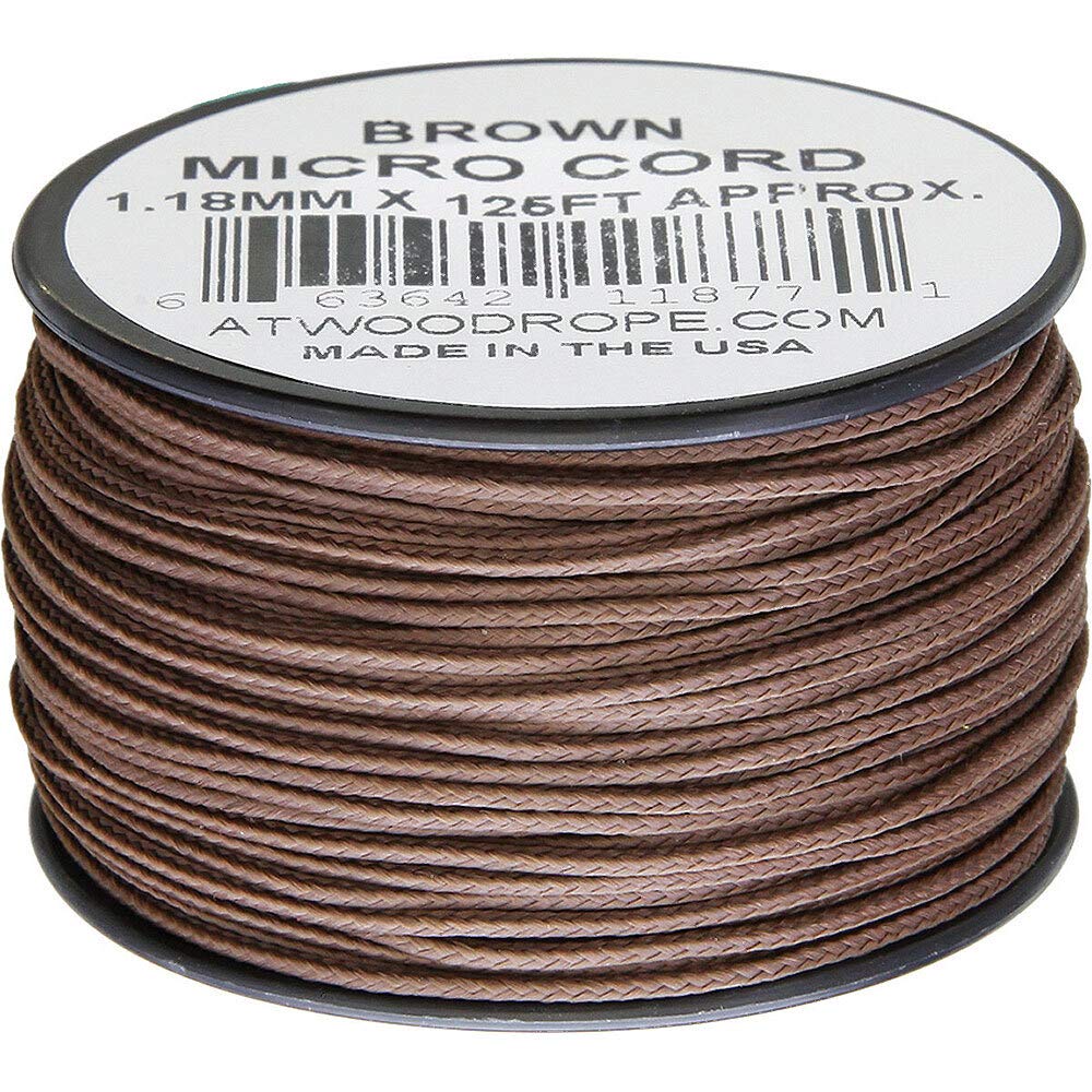 Atwood Rope MFG Micro Cord 125ft Brown
