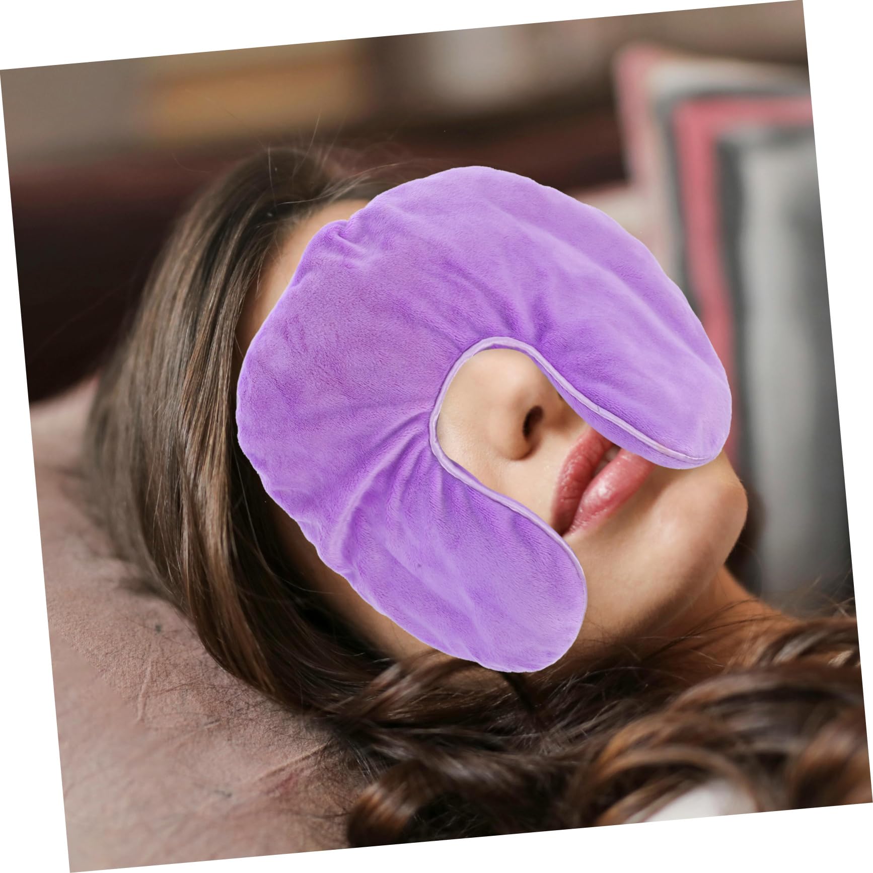 FRCOLOR Masque pour Les Yeux Chaud Et Froid pour Femmes Et Hommes Traitement Des Orgelets Oreiller de Compression pour Les Yeux Infusé de Lavande