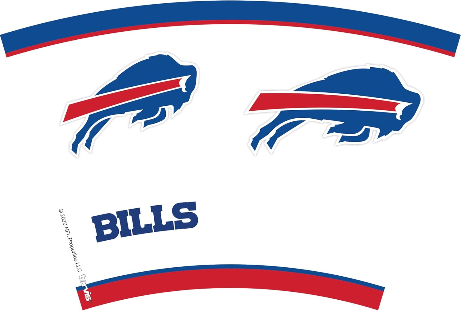 Tervis Made in USA Double Walled NFL Buffalo Bills Insulated Tumbler Cup Keeps Drinks Cold & Hot, 24oz, Tradition - Image 2