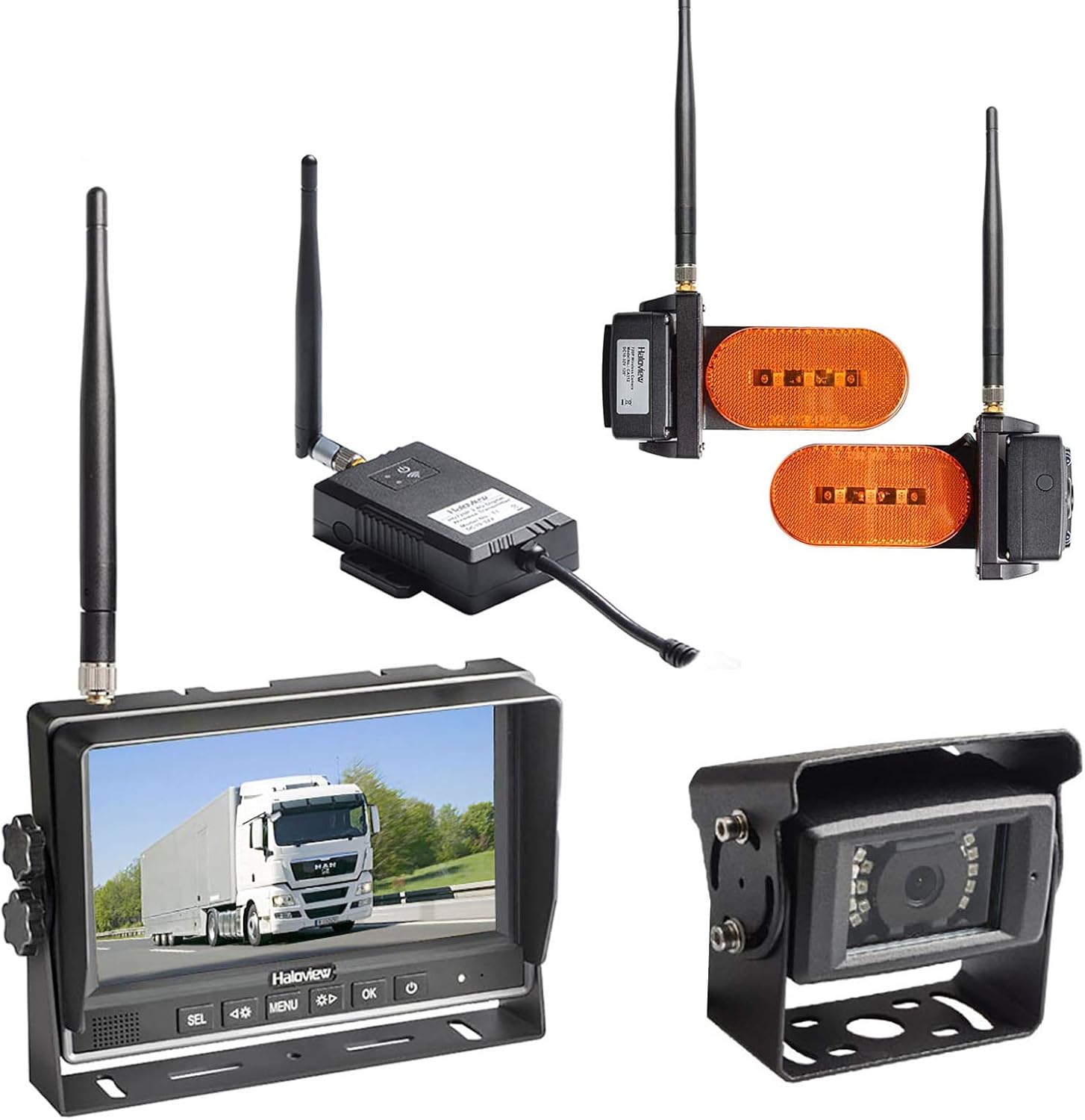 Haloview 7'' 720P Wireless Range Dominator System RD7S MAX
