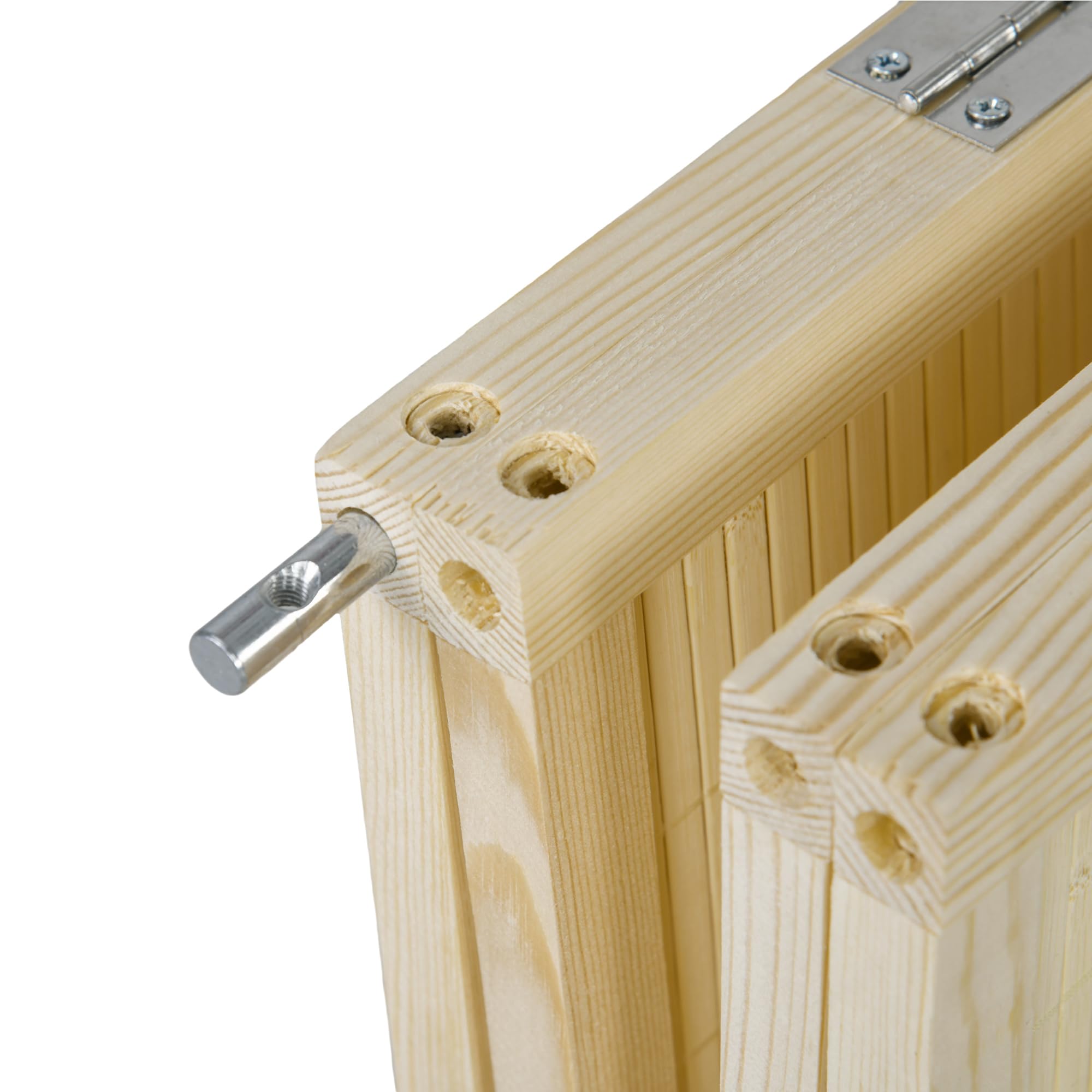 HOMCOM Paravent intérieur en Bambou 4 Panneaux 180 x 180 cm séparateur de pièce cloison de séparation Pliable - Naturel
