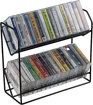 Cassette City カセットラック ブラック CASSETTE CITY ブラック 40本収納可能 カセットテープラック 希少