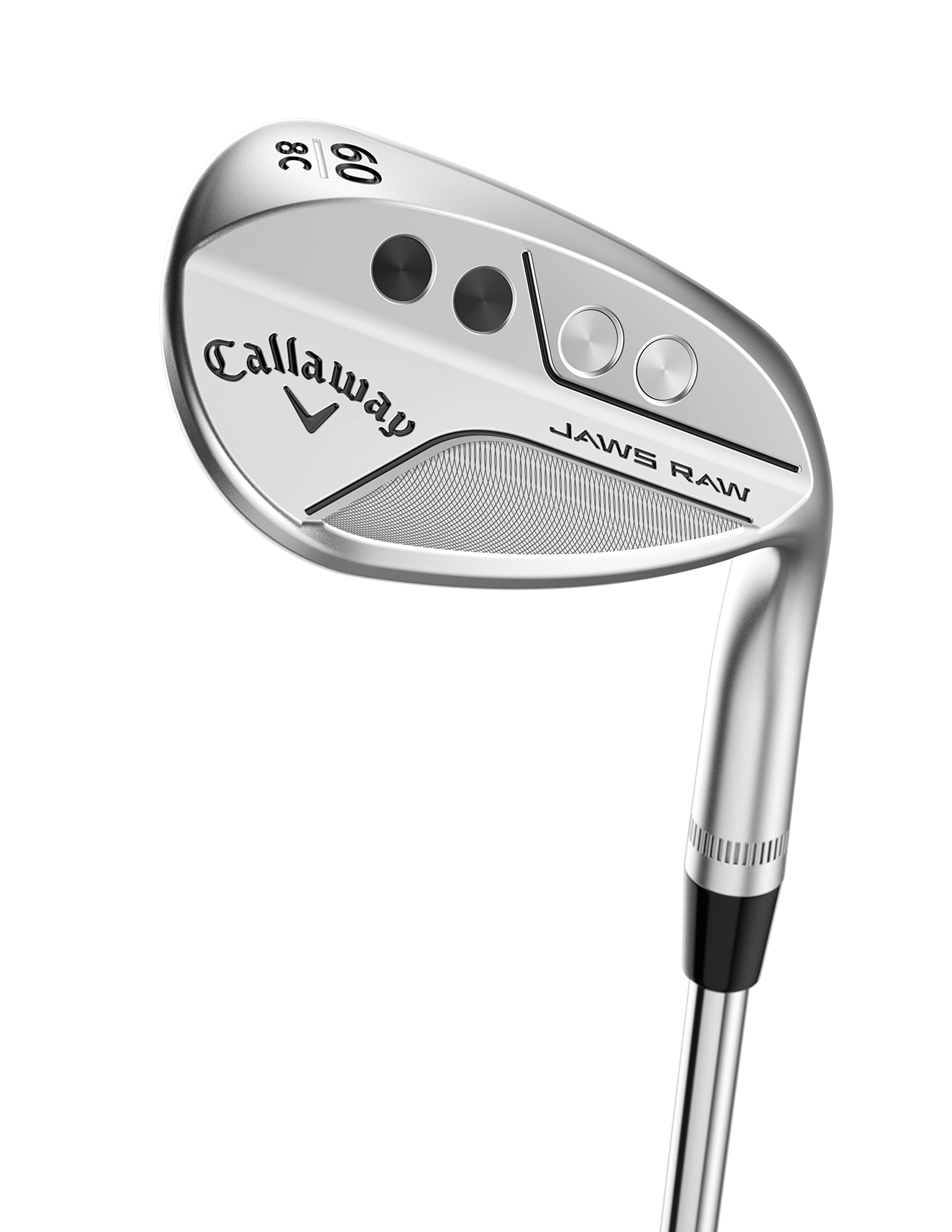Callaway Golf Jaws Raw Wedge (Chrome, 56 Degree (Right Hand), C Grind, 8* Bounce, Steel Shaft)