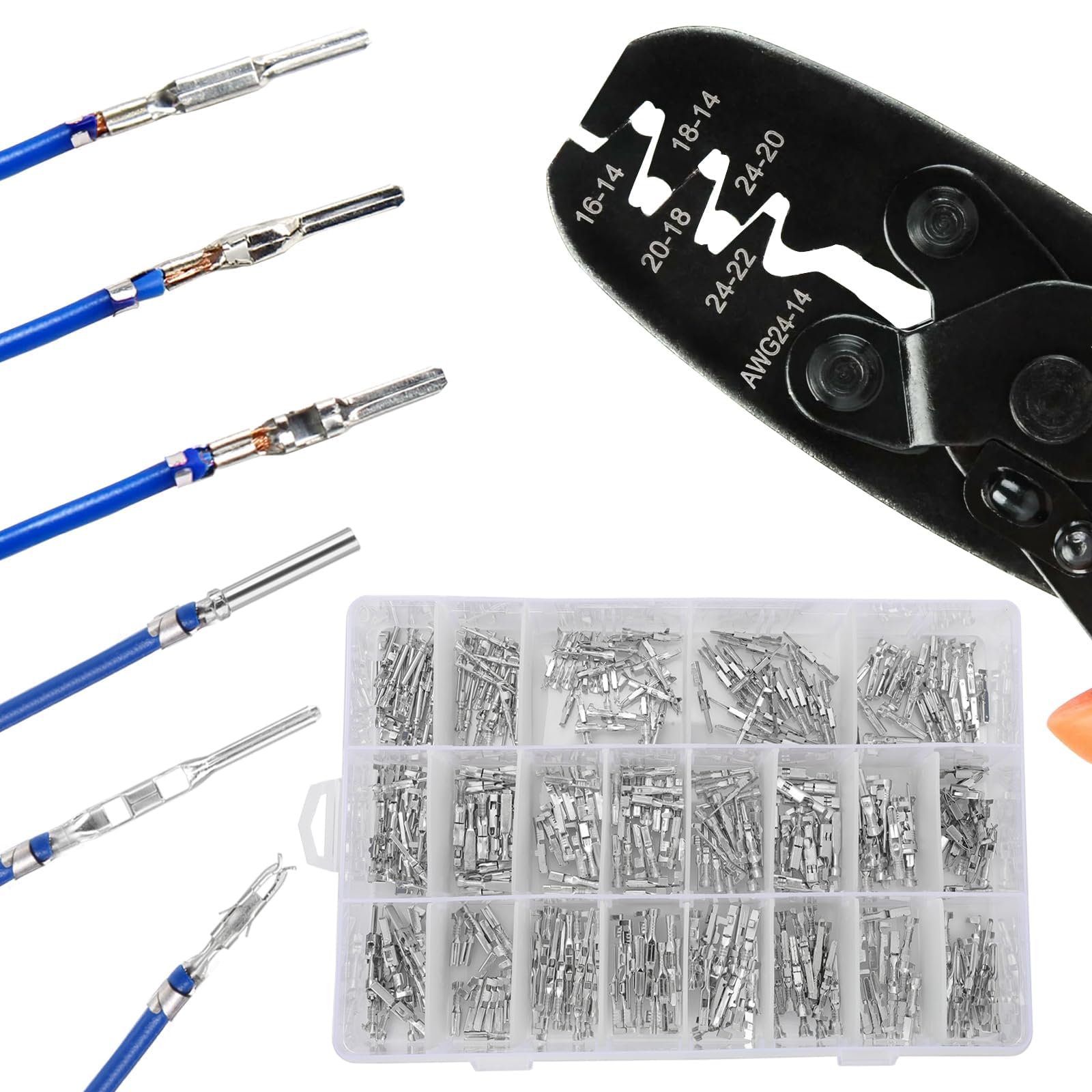 Amazon.com: Linkstyle 395PCS Connector Pins Terminal Kit, 21
