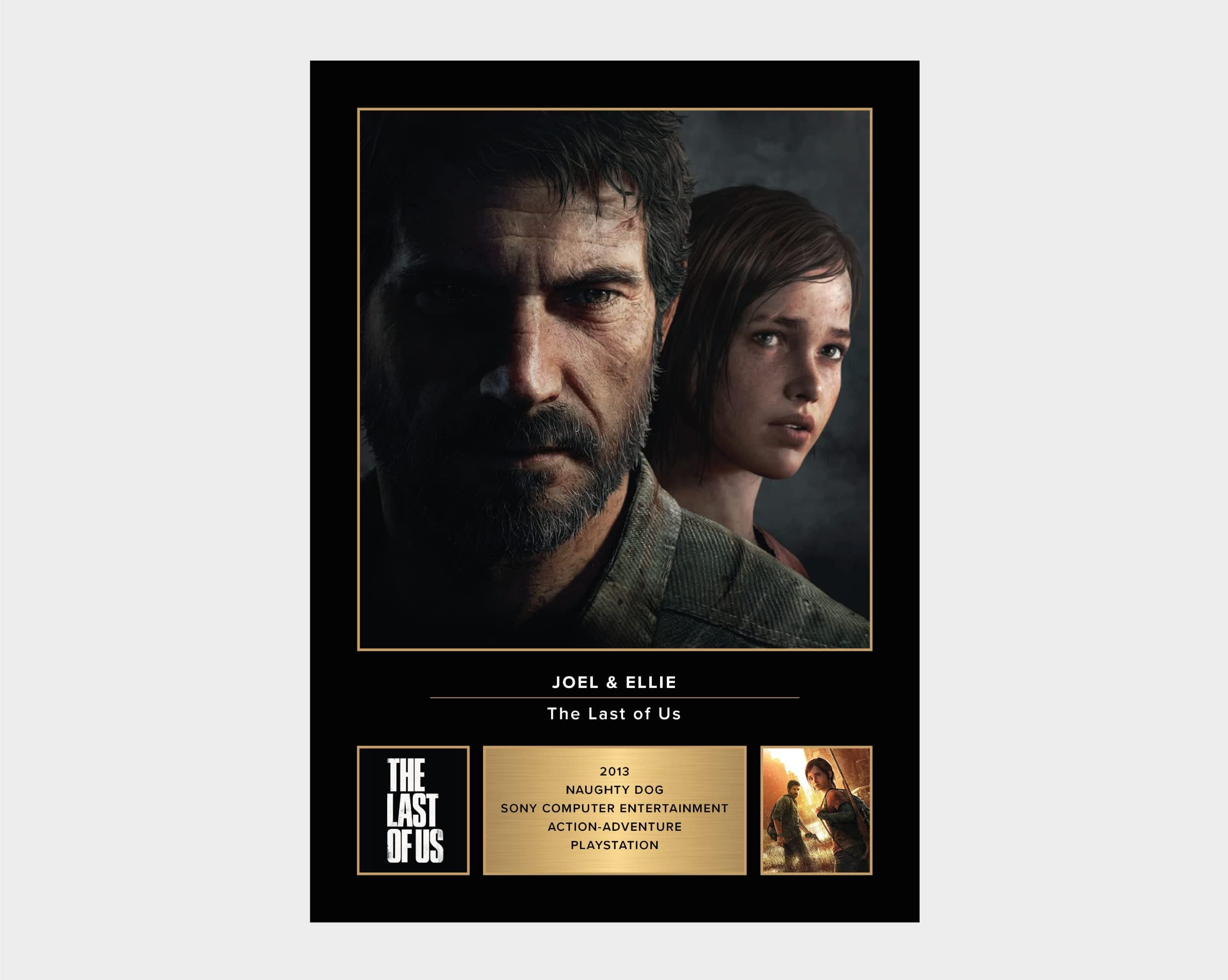 Icons Wall Art The Last of Us Joel and Ellie A4 Printed Photo Picture Display Gift For Video Game Fans Digitally Reproduced Unframed
