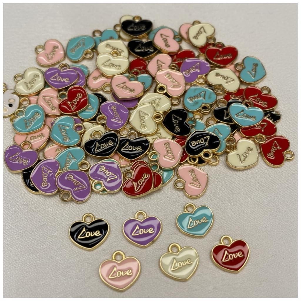 Cartell Mixed Enamel Charms for Jewelry Making β Gold Plated DIY Pendant Set with Animal, Butterfly, Flower, Star, Heart & Fruit Designs for Necklace, Bracelet, Earrings & Craft Supplies (Assorted Multicolor Charms Pack) (2cm-4cm, 24, Count) 1