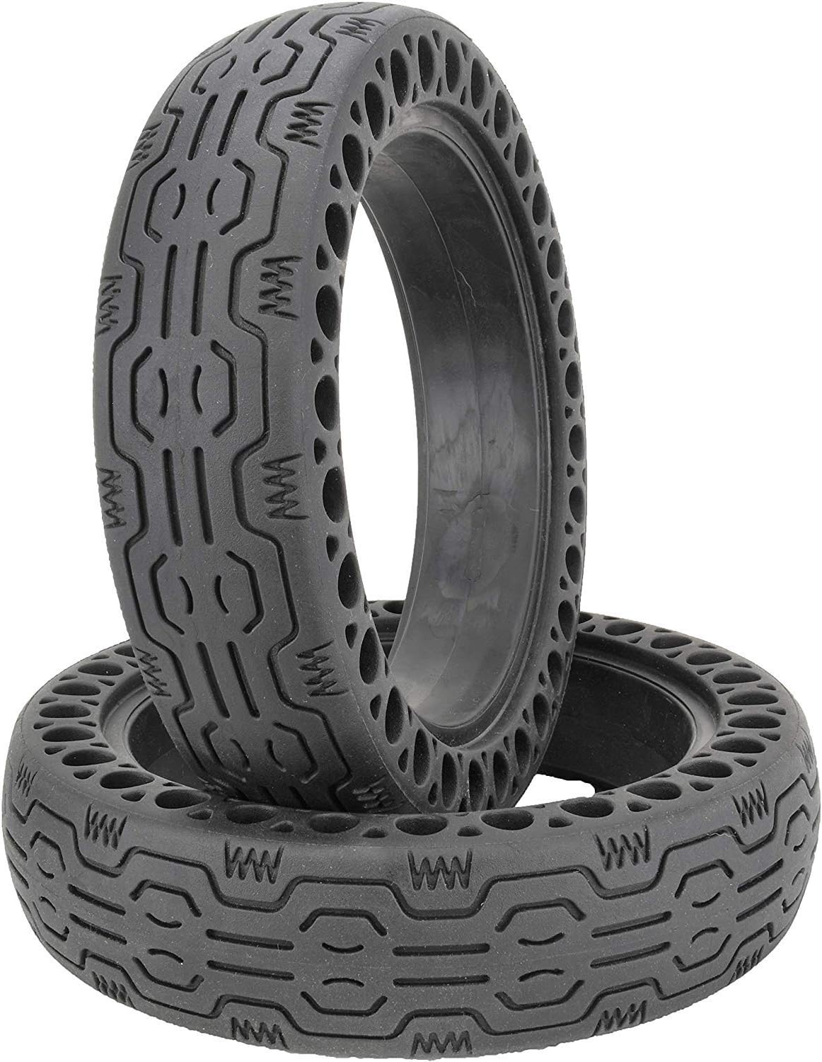 VOBOR Solid Electric Scooter Tire - Durable Anti-Explosion Tire Tubeless Solid Tyre Replacement Wheels for M365 Electric Scooter