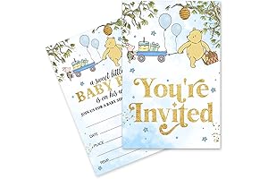 Winnie the Pooh Baby Shower Invitations