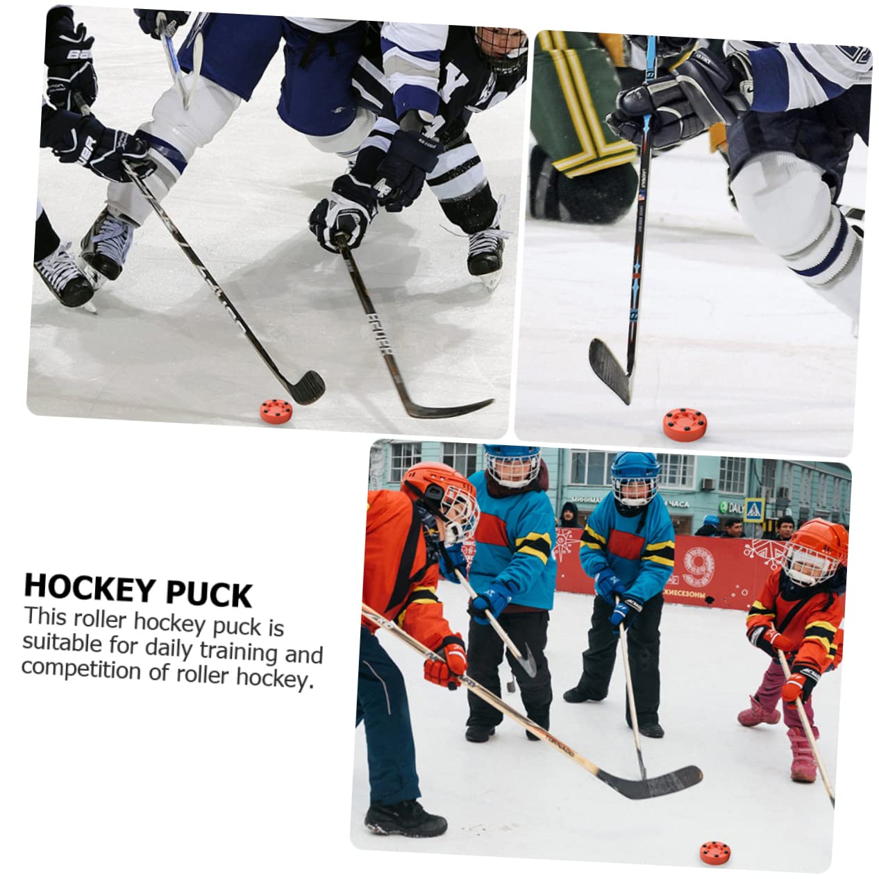 BESPORTBLE 3 Pièces Améliorez Votre Jeu De Hockey Roller Hockey Noyau Composite Léger Spécialement Mélangé pour des Performances Constantes